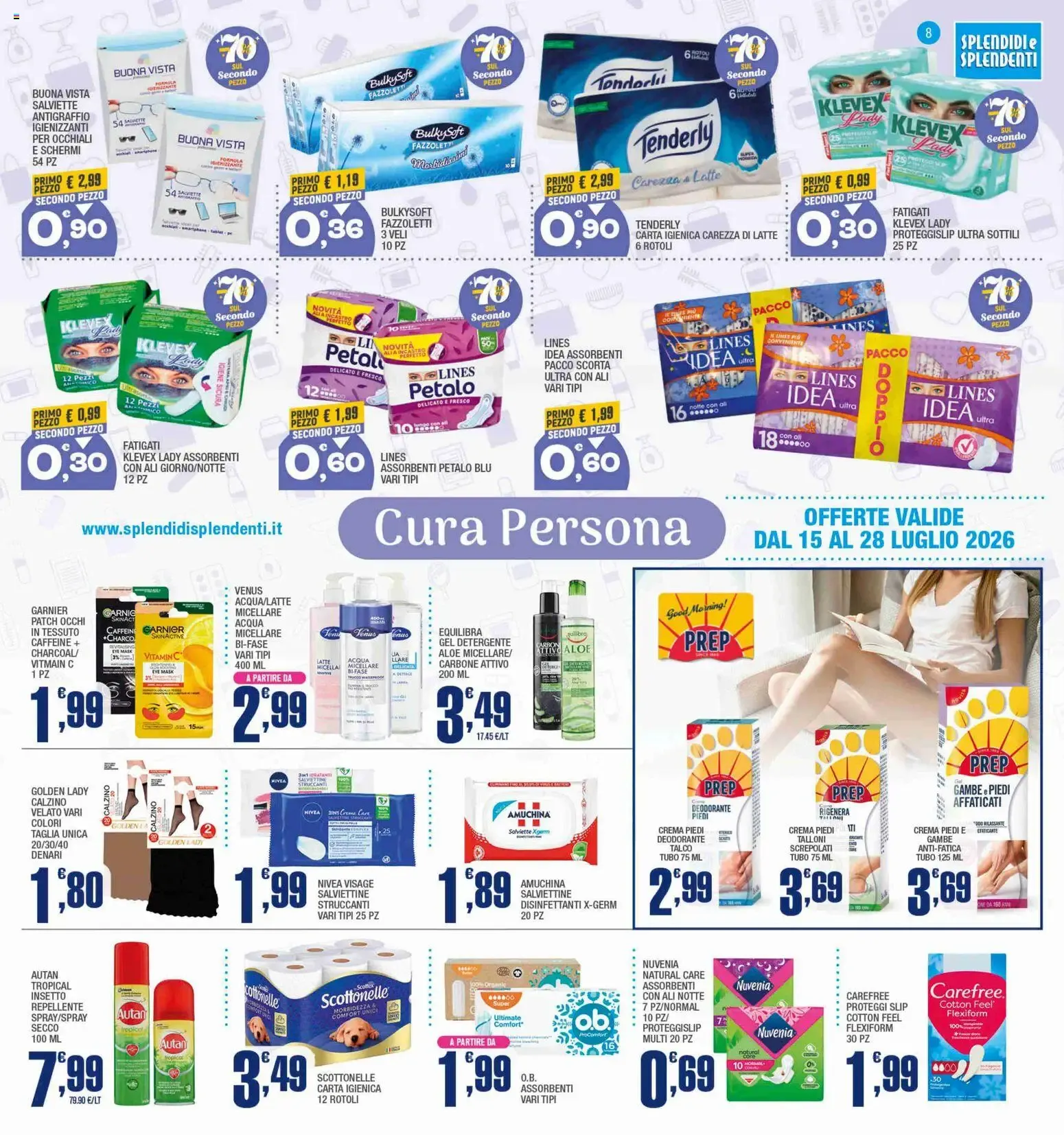 Splendidi e Splendenti volantino dal 15/07/2026 - online Offerte da 15 luglio a 28 luglio di 2026 - Pagina del volantino 8