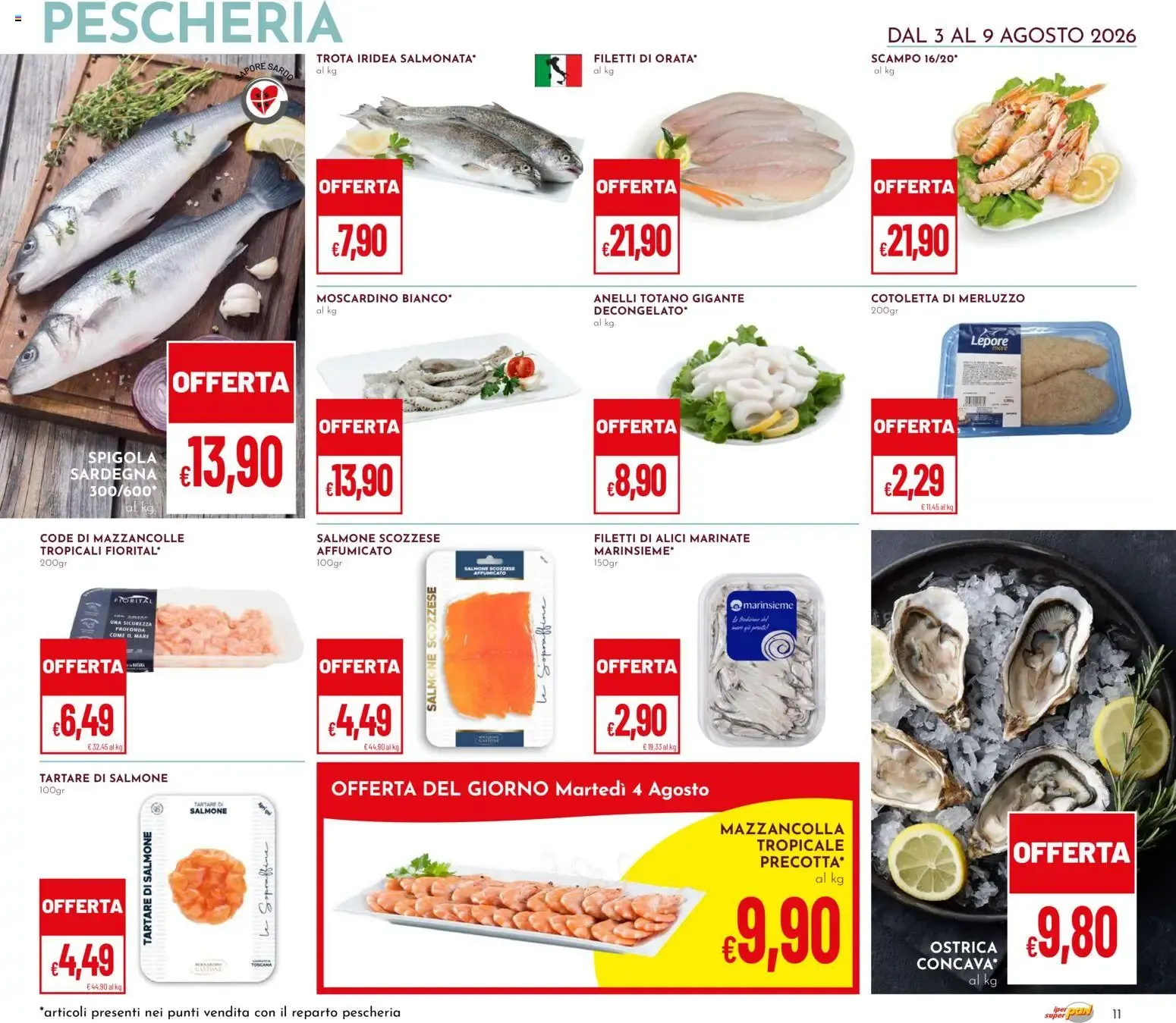 Nuovo Pan volantino dal 03/08/2026 > offerte anteprima 🛍️ da 3 agosto a 9 agosto di 2026 - Pagina del volantino 11