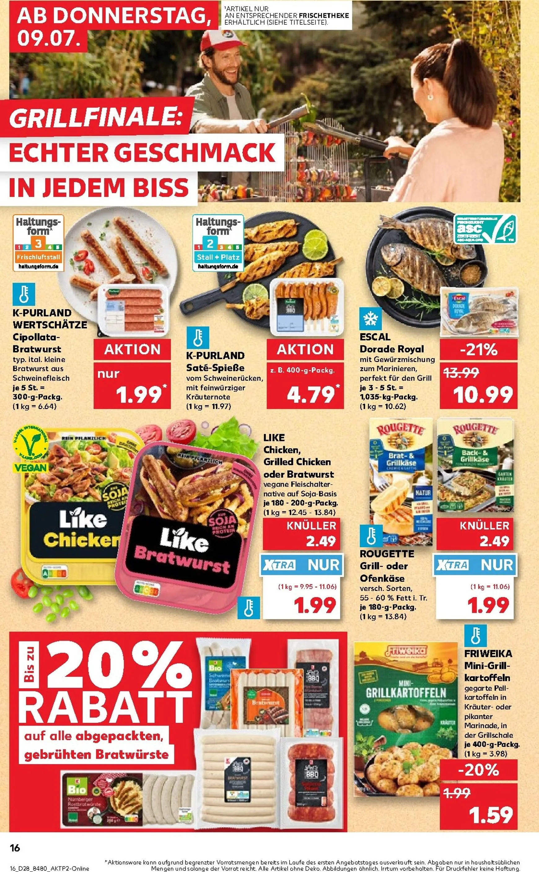 Kaufland Prospekt nächste Woche – von Donnerstag 09.07.2026 bis Mittwoch 15.07.2026 von 9. Juli bis 15. Juli 2026 - Prospekt seite 16