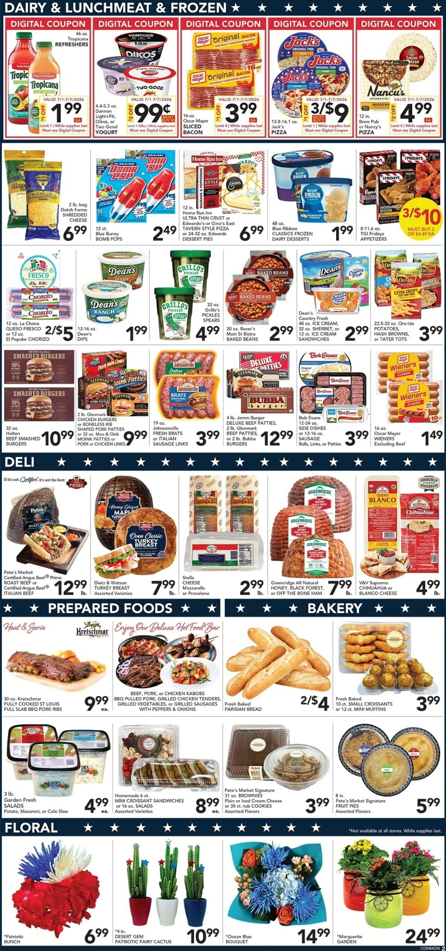 Weekly ad Pete's Market - Happy 4th of July - Celebrating America's 250th from July 1 to July 7 2026 - Page 2