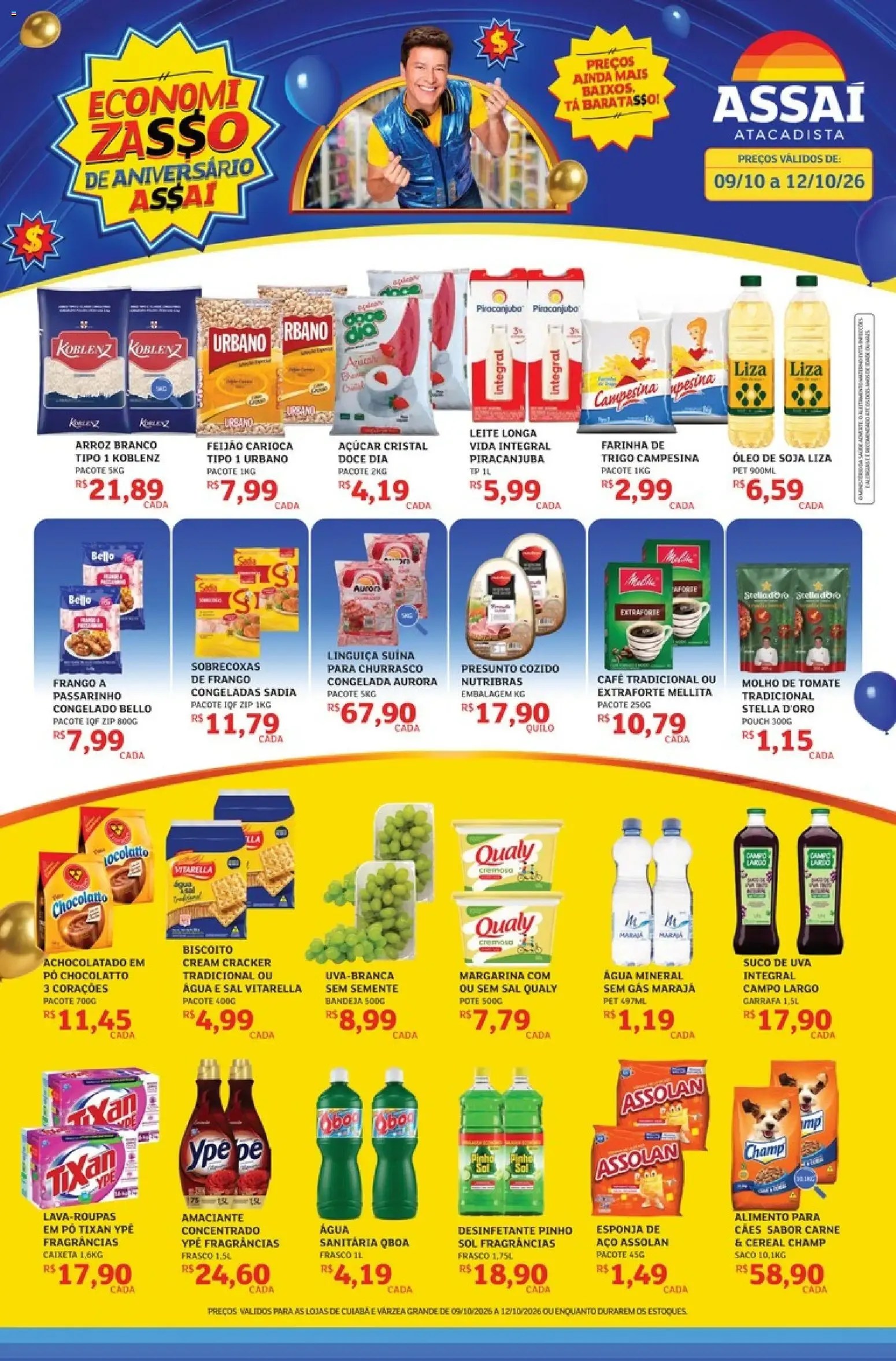 Encarte de Assaí Atacadista ofertas - MT de 09/10/2026 | Promoções Online 9 de outubro até 12 de outubro 2026 - Pagina 1