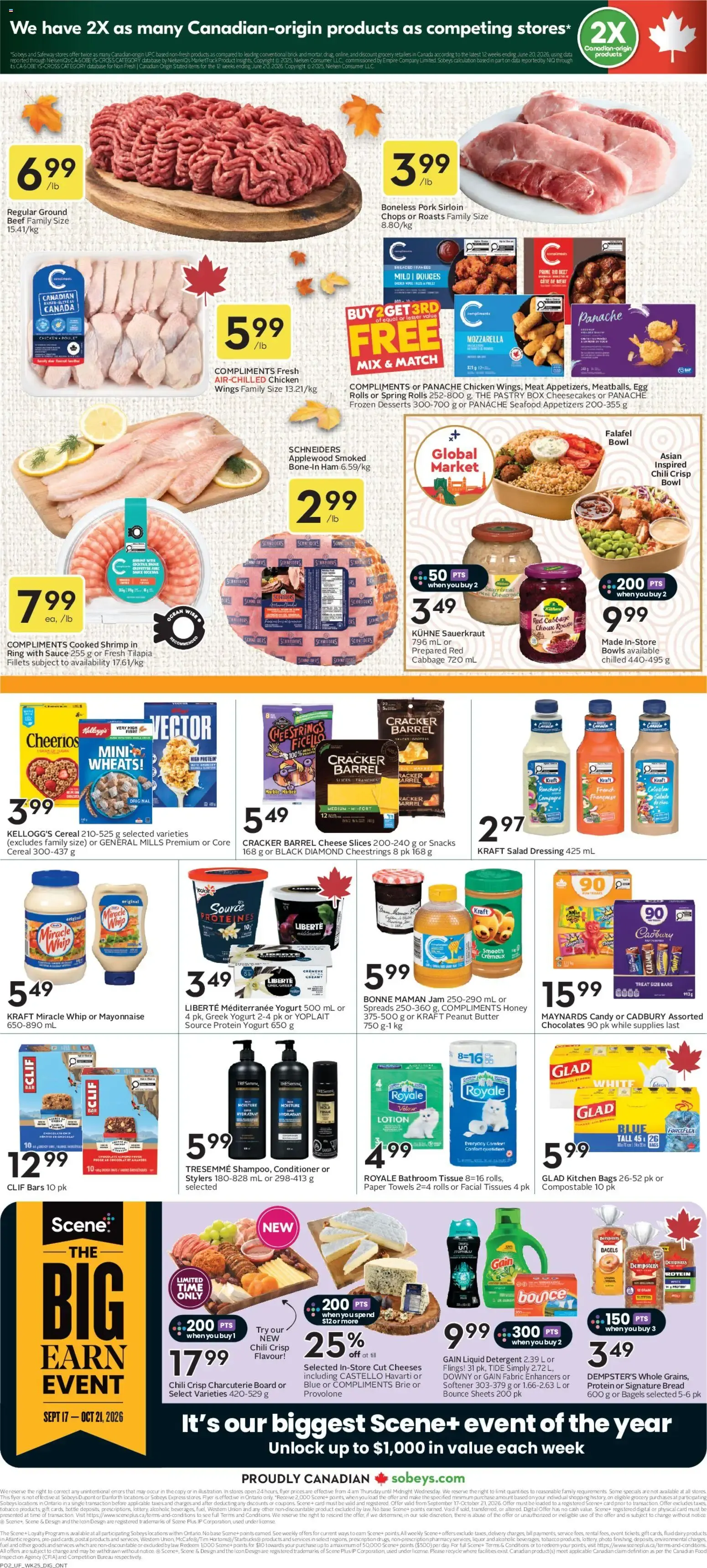 Sobeys Urban Fresh Weekly Flyer from October 1 to October 7 2026 - flyer page 3