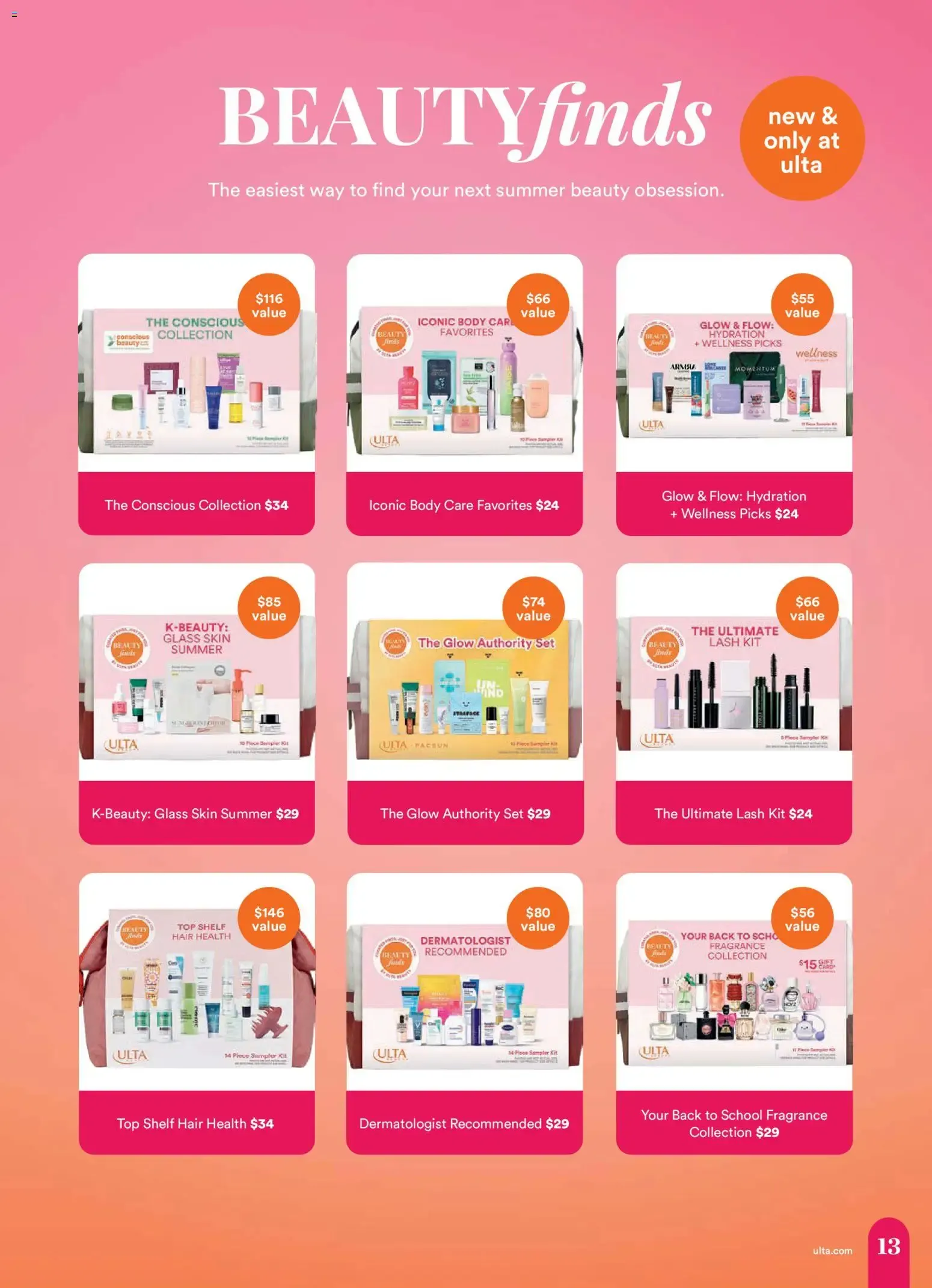 Weekly ad Ulta Beauty Weekly Ad from 08/02/2026 - Flyer from August 2 to August 22 2026 - Page 13