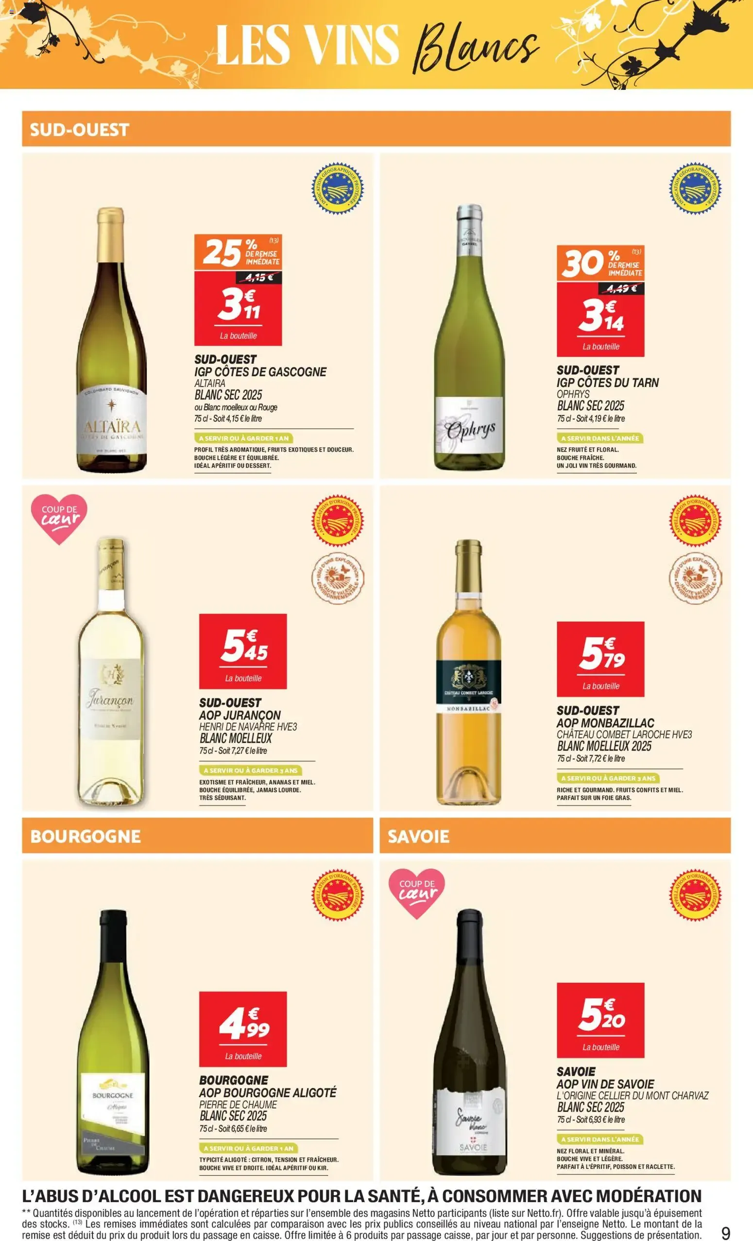 Netto Foire aux Vins d'automne du 8 septembre au 28 septembre 2026 - Catalogue page 9