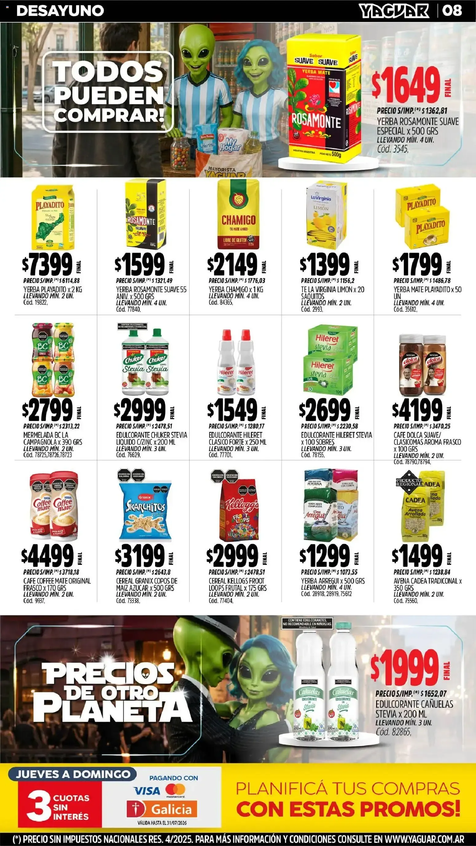 Ofertas de Yaguar - Oferta Semanal Mendoza del 29/06/2026 - 04/07/2026 29 de junio al 4 de julio 2026 - Página 8 del catálogo