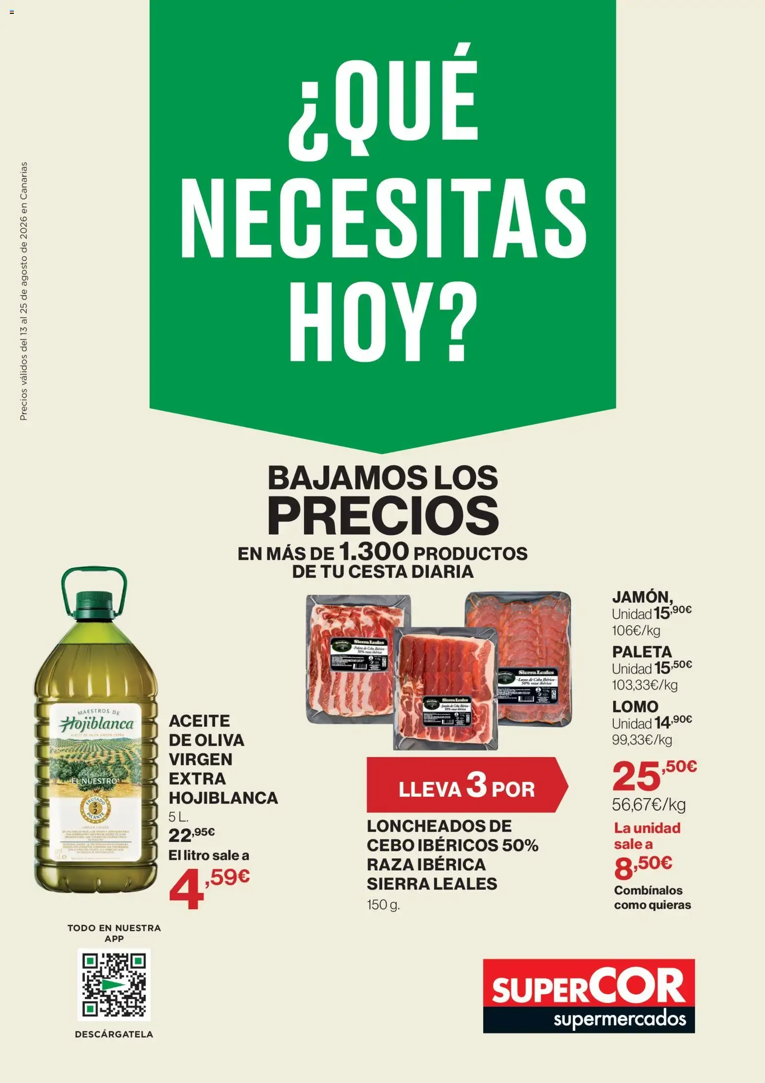 Catálogo de Supercor Canarias 13/08/2026 - 25/08/2026 13 de agosto al 25 de agosto 2026 - Página 1