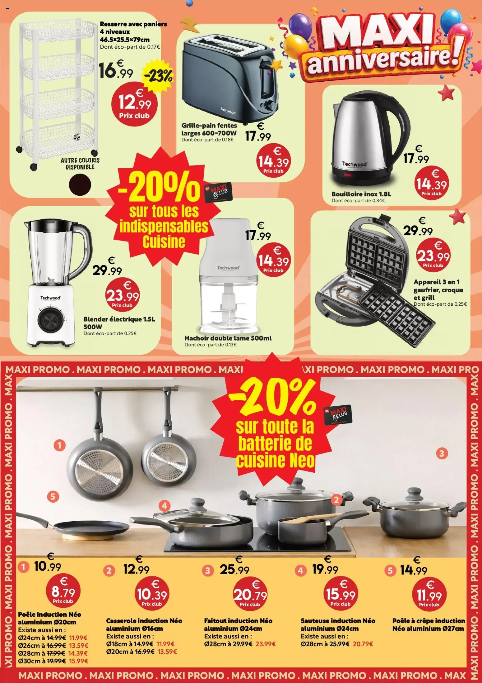 Maxi Bazar - Brochure anniversaire à partir du 02/09/2026 - promo en ligne du 2 septembre au 27 septembre 2026 - Catalogue page 15