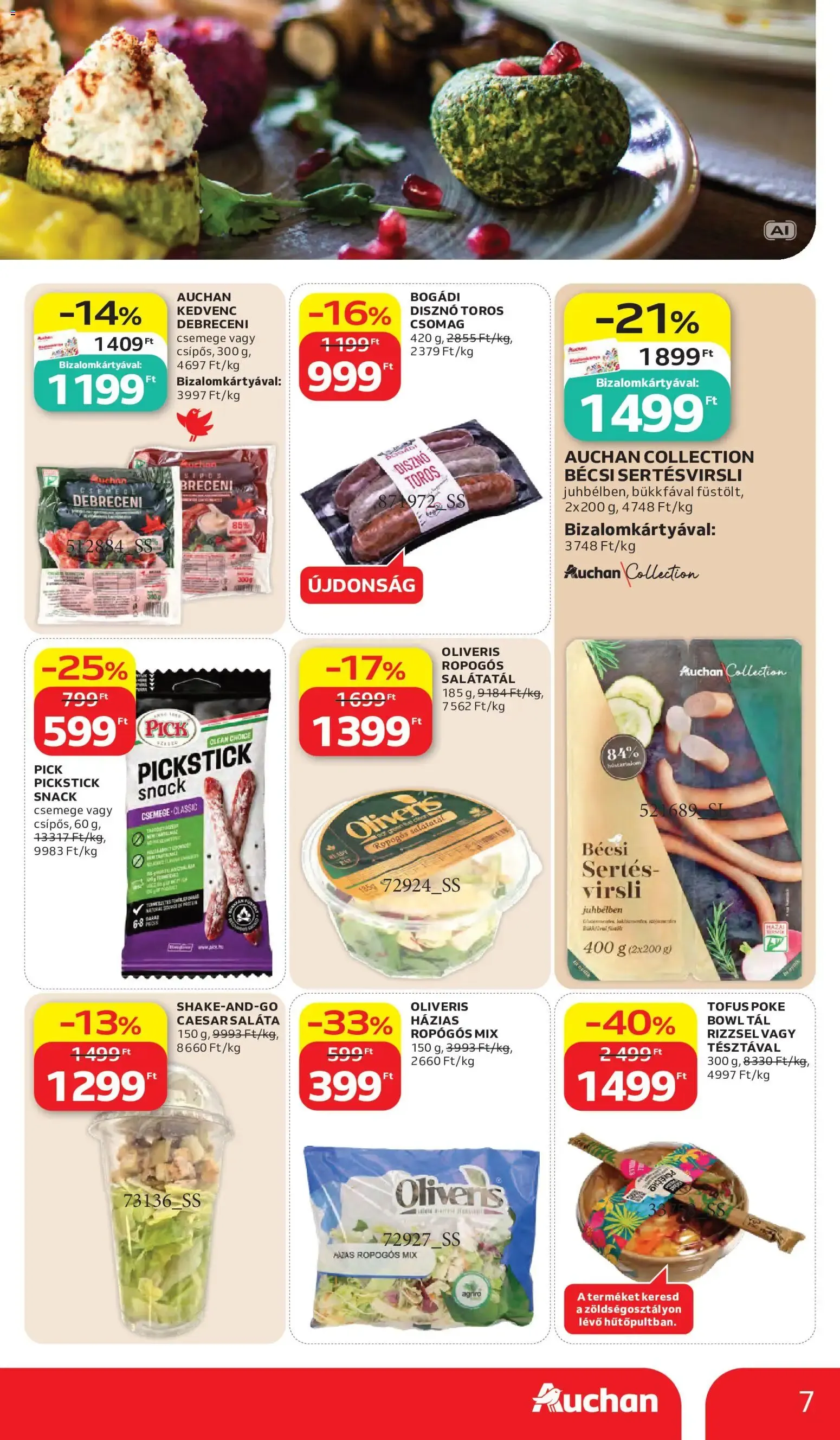 Katalógus Auchan Hipermarket Akciós Újság október 15.-tól október 21.-ig 2026. - Oldal 7