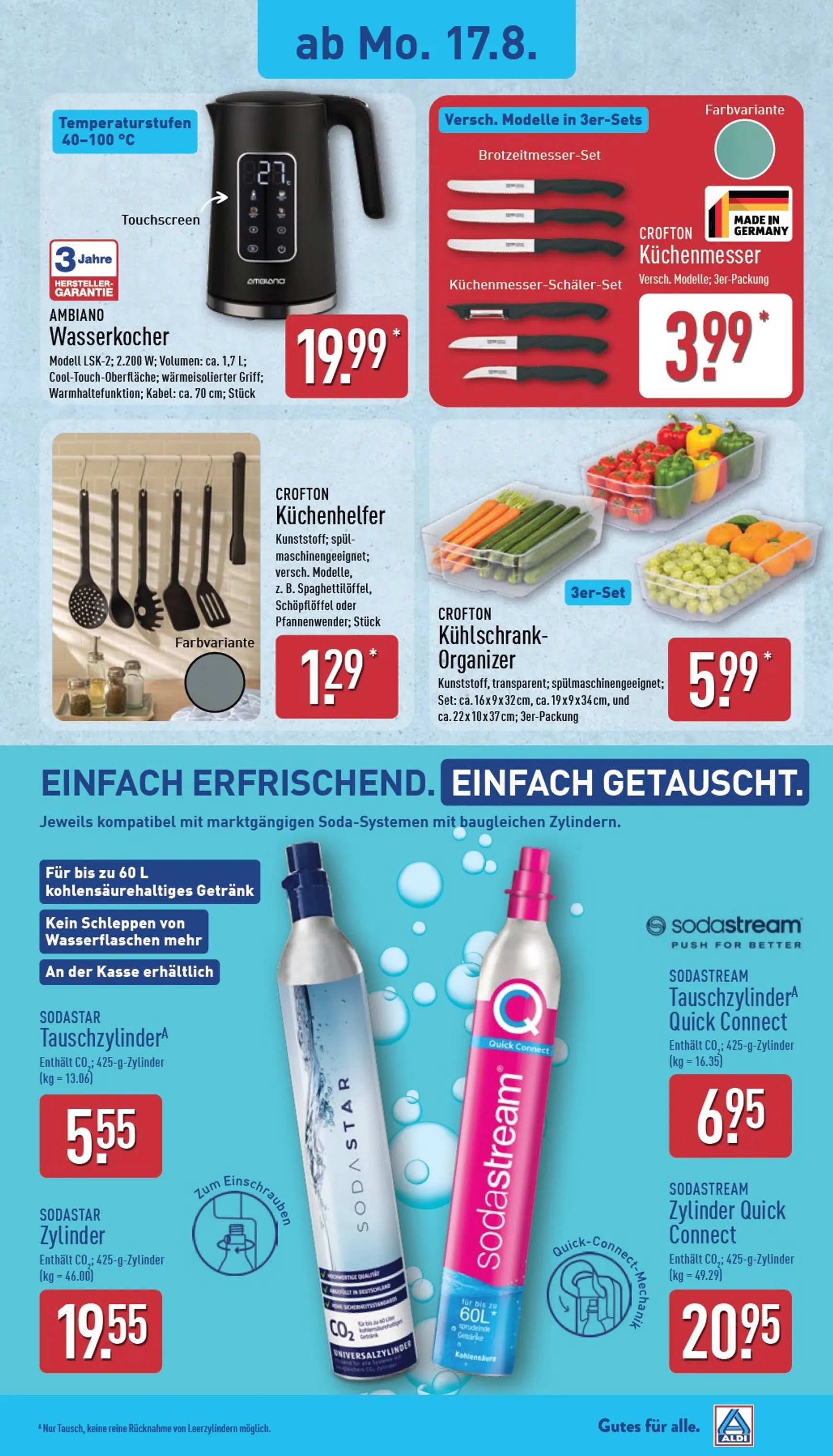 ALDI NORD - Ausblick Prospekt nächste Woche – von Montag 17.08.2026 bis Samstag 22.08.2026 von 17. August bis 22. August 2026 - Prospekt seite 4