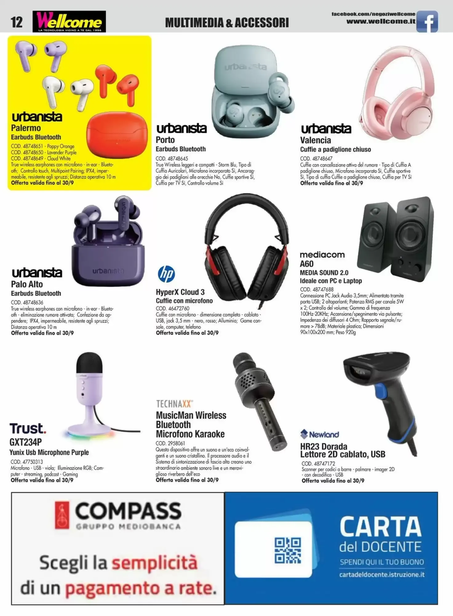 Volantino Wellcome da 23 settembre a 31 ottobre di 2026 - Pagina del volantino 12