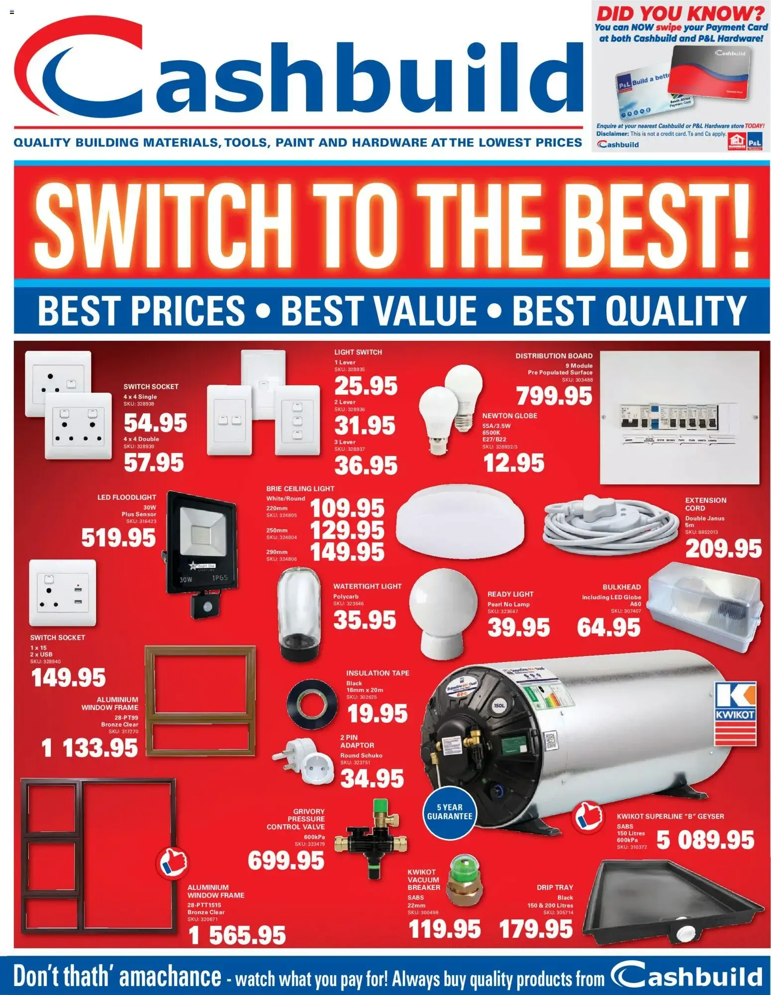 Cashbuild - Gauteng - Catalogue (25/05/2026 - 21/06/2026) Online from 25 May to 21 June 2026 - Catalogue Page 1