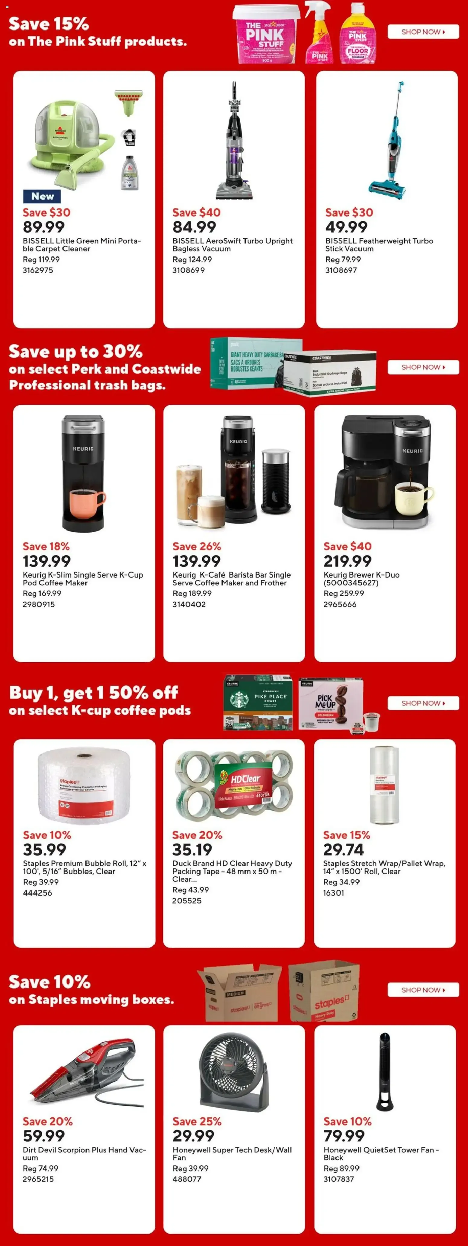 Staples Easy Deals & Friends + Family Savings from July 17 to July 23 2026 - flyer page 3