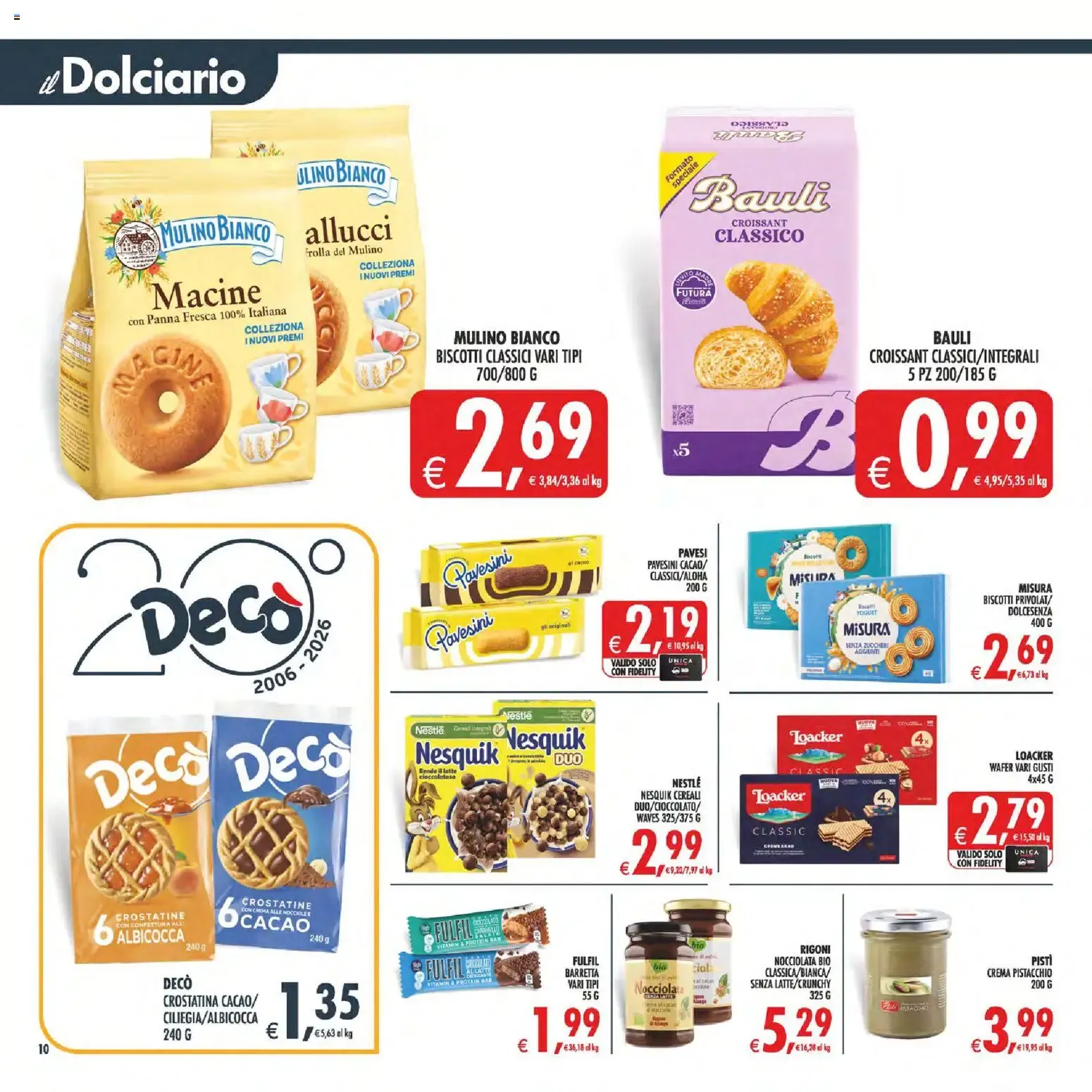 Nuovo Decò volantino Supermercati Favignana dal 10/07/2026 > offerte anteprima 🛍️ da 10 luglio a 20 luglio di 2026 - Pagina del volantino 10