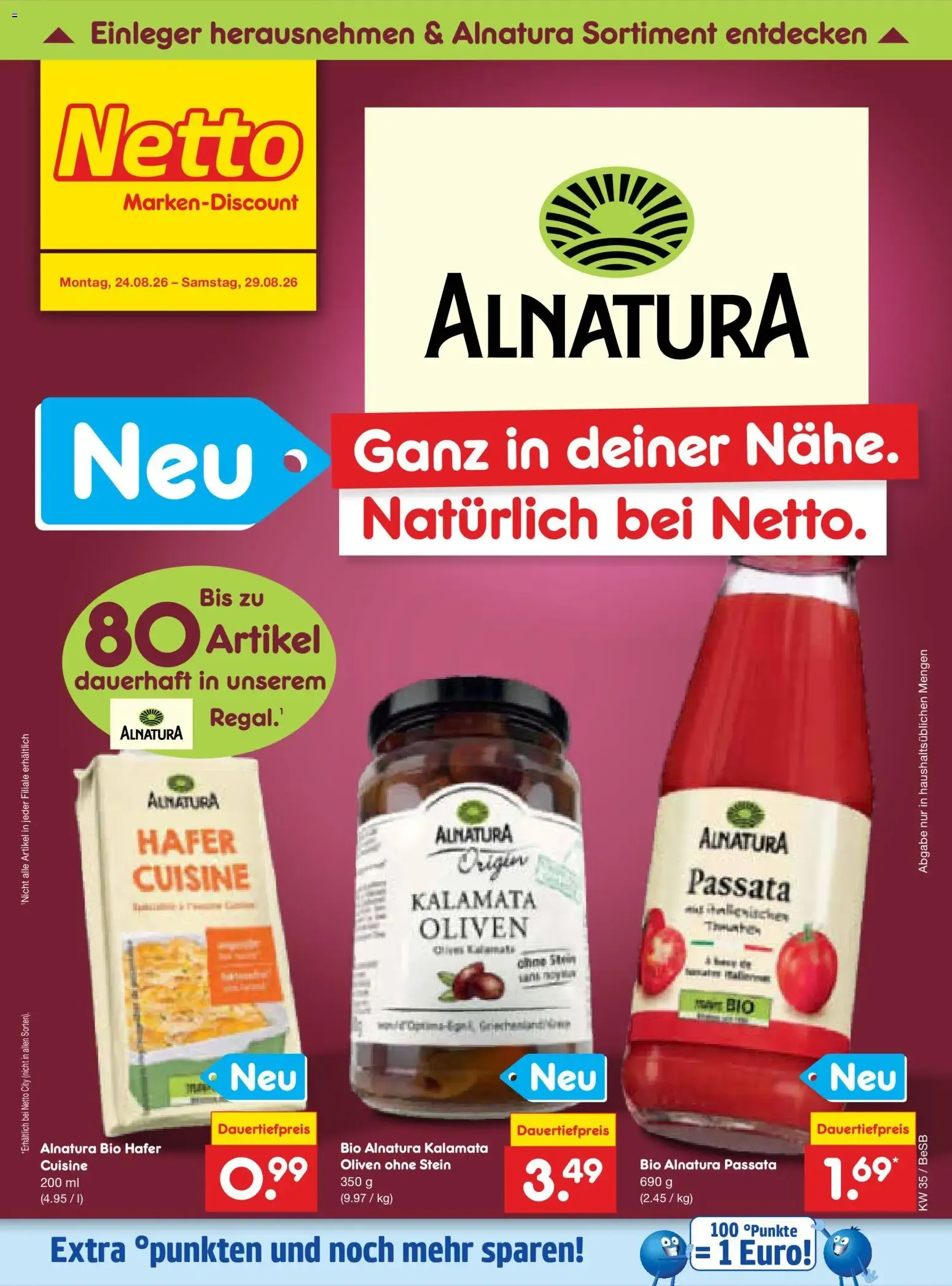 Netto Marken-Discount Prospekt (ab 24.08.2026) » Angebote von 24. August bis 29. August 2026 - Prospekt seite 46