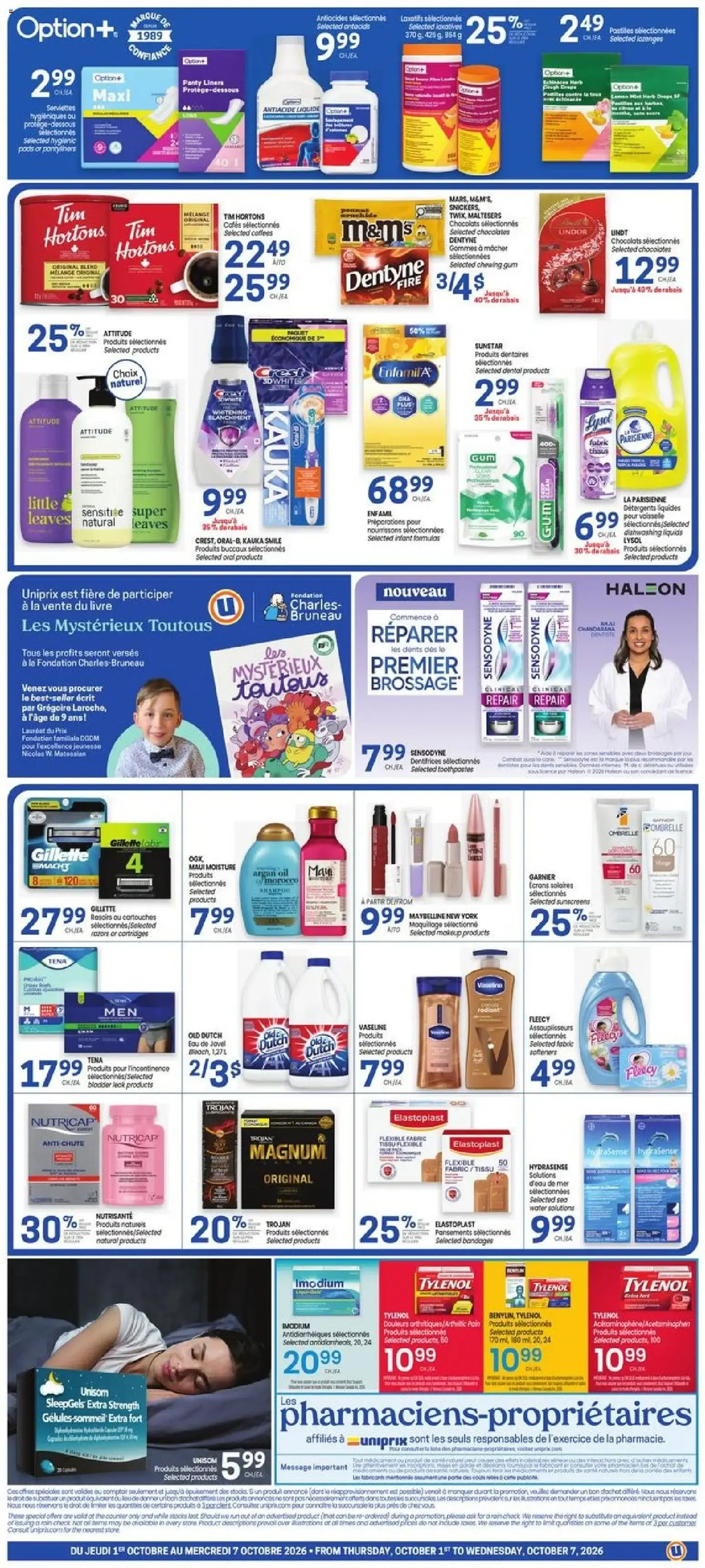 Uniprix weekly flyer / circulaire from Oct 1, 2026 > weekly specials & deals from October 1 to October 7 2026 - flyer page 2