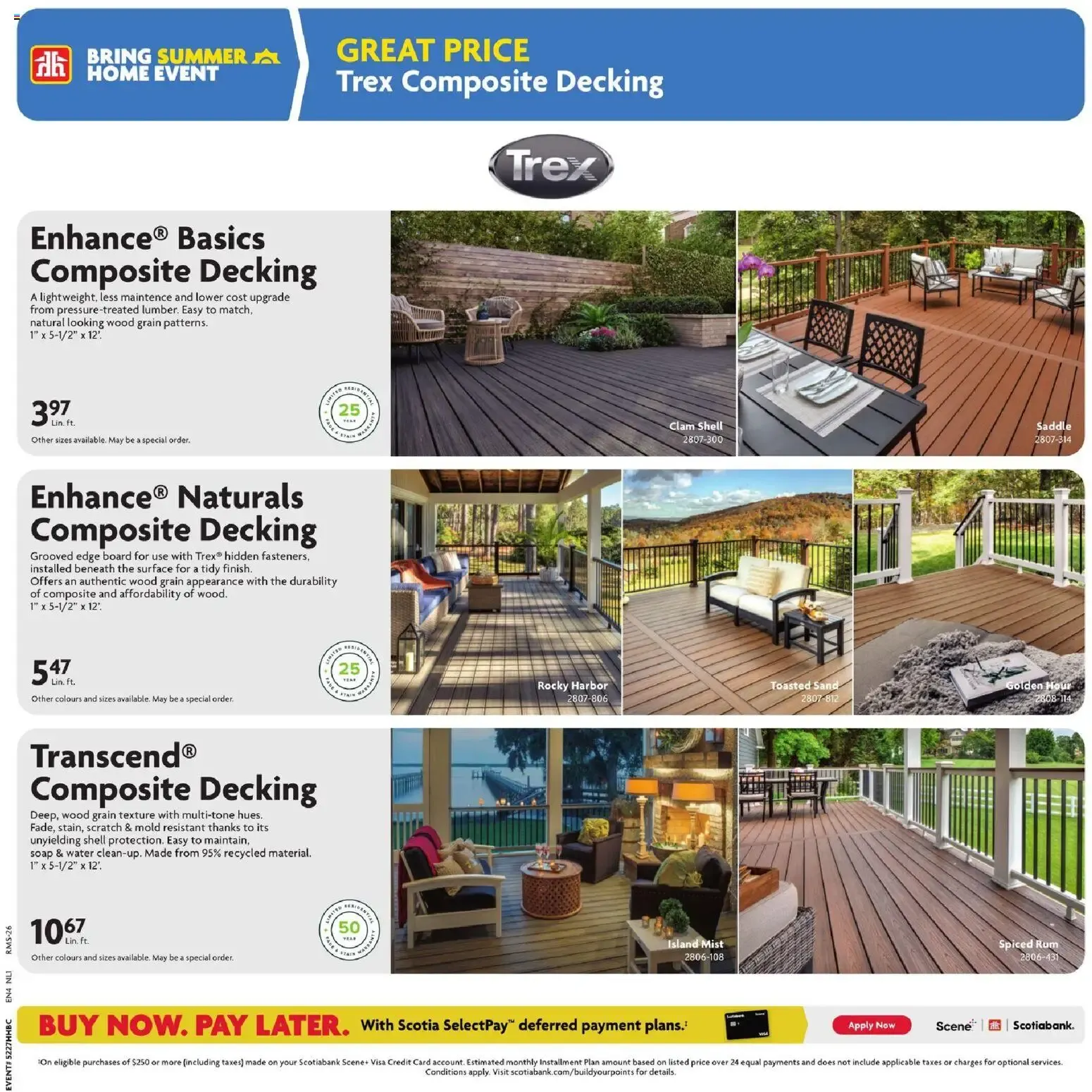 Home Hardware flyer - Trex Composite Decking from Jul 2, 2026 > weekly specials & deals from July 2 to July 15 2026 - flyer page 1