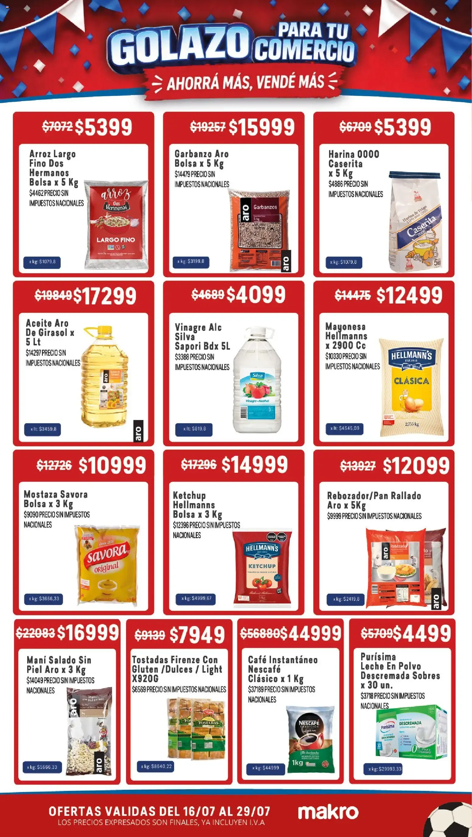 Ofertas de Makro - GOLAZO PARA TU COMERCIO del 16/07/2026 - 29/07/2026 16 de julio al 29 de julio 2026 - Página 3 del catálogo