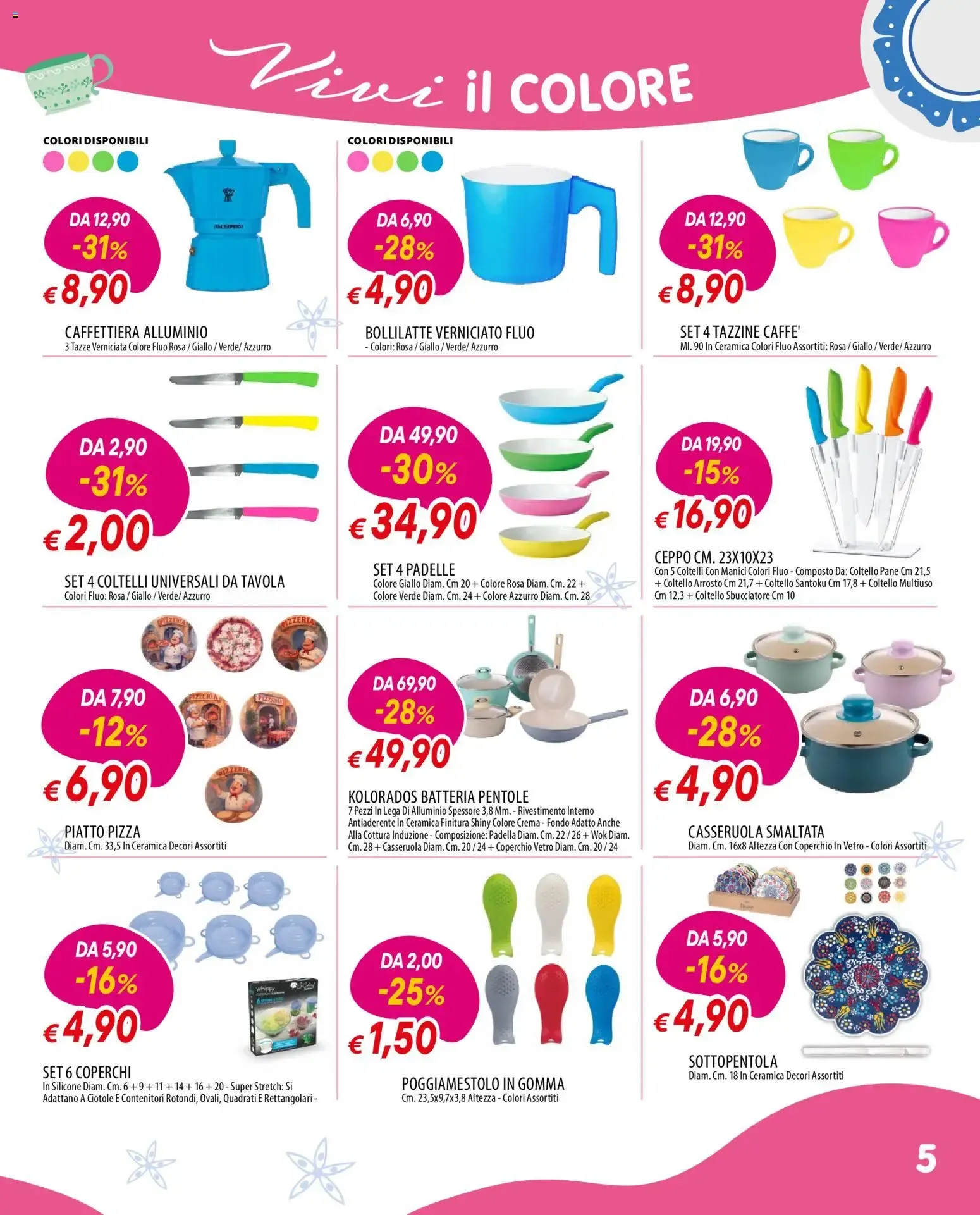 Nuovo Galassia volantino Vivi il Colore dal 11/06/2026 > offerte anteprima 🛍️ da 11 giugno a 5 luglio di 2026 - Pagina del volantino 5