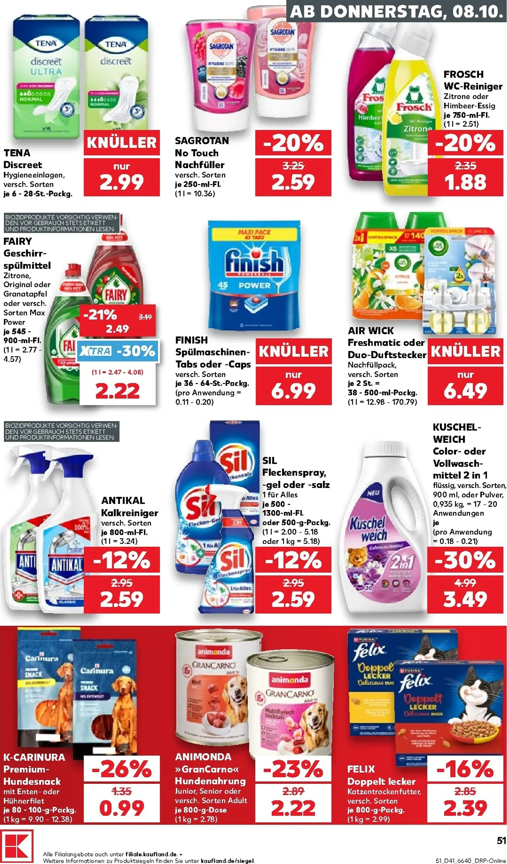 Neuer Kaufland Prospekt – von Donnerstag 08.10.2026 bis Mittwoch 14.10.2026 von 8. Oktober bis 14. Oktober 2026 - Prospekt seite 52