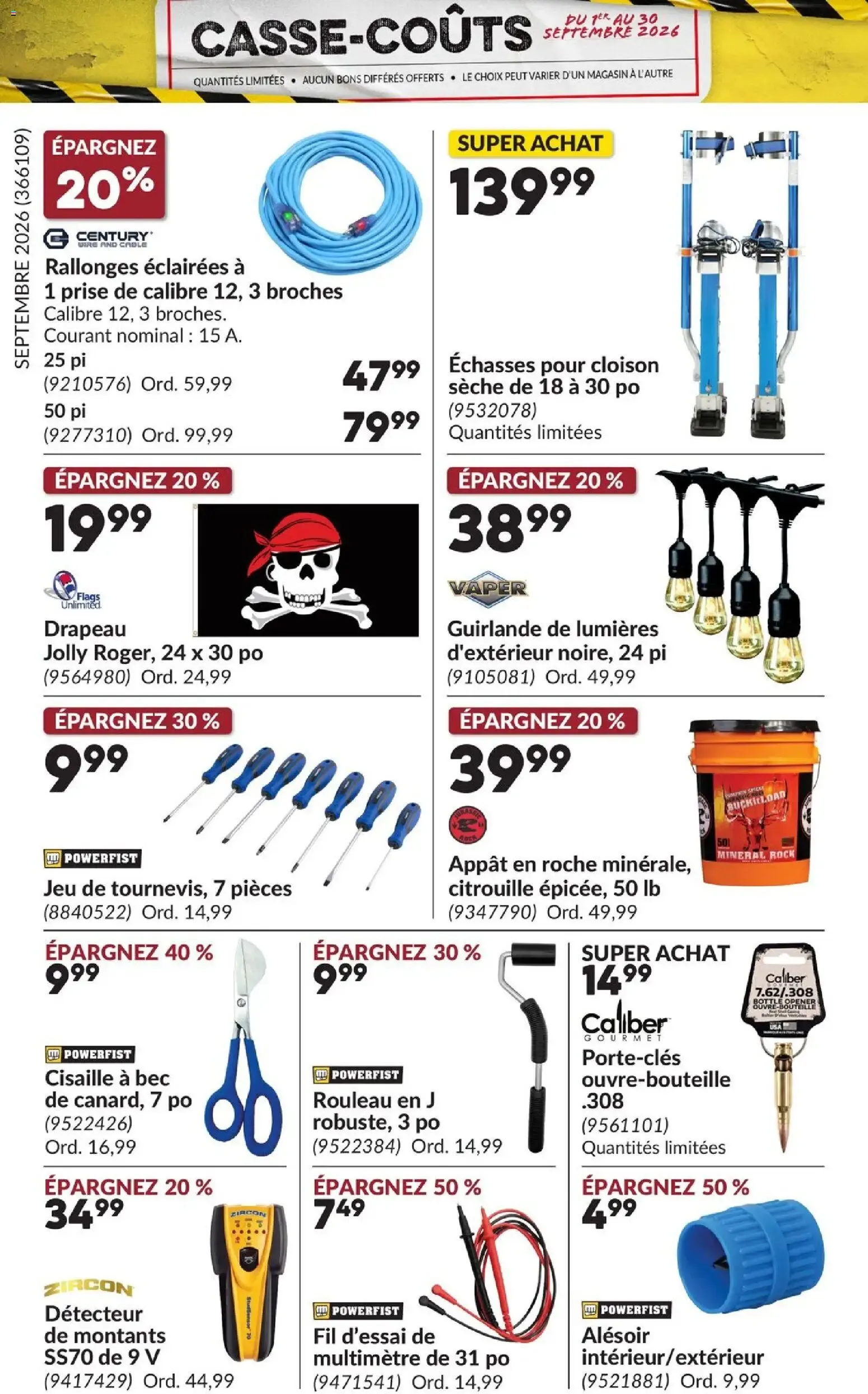 Princess Auto Casse-Coûts from September 1 to September 30 2026 - flyer page 5