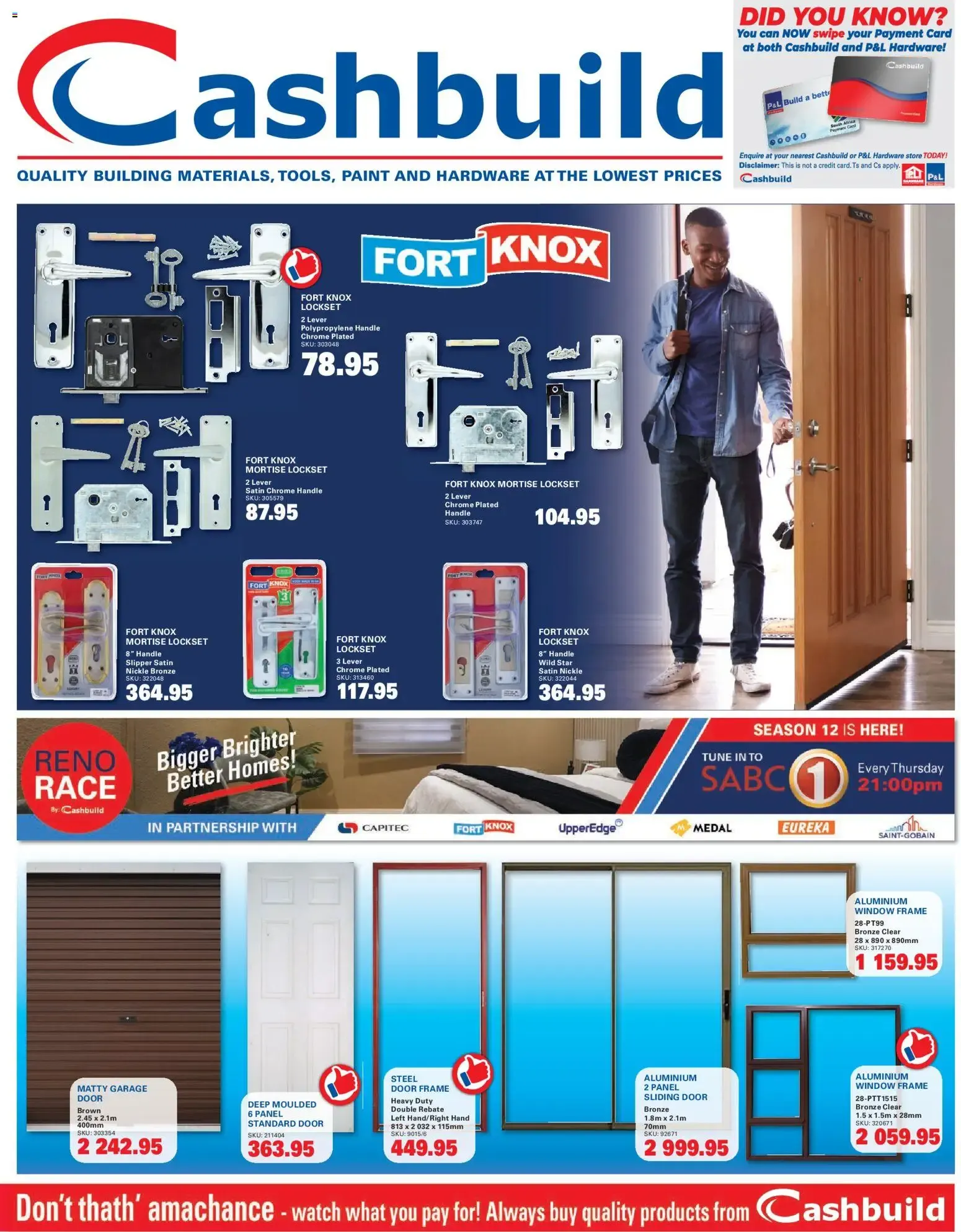 Cashbuild Gauteng - Catalogue (19/10/2026 - 22/11/2026) Online from 19 October to 22 November 2026 - Catalogue Page 1