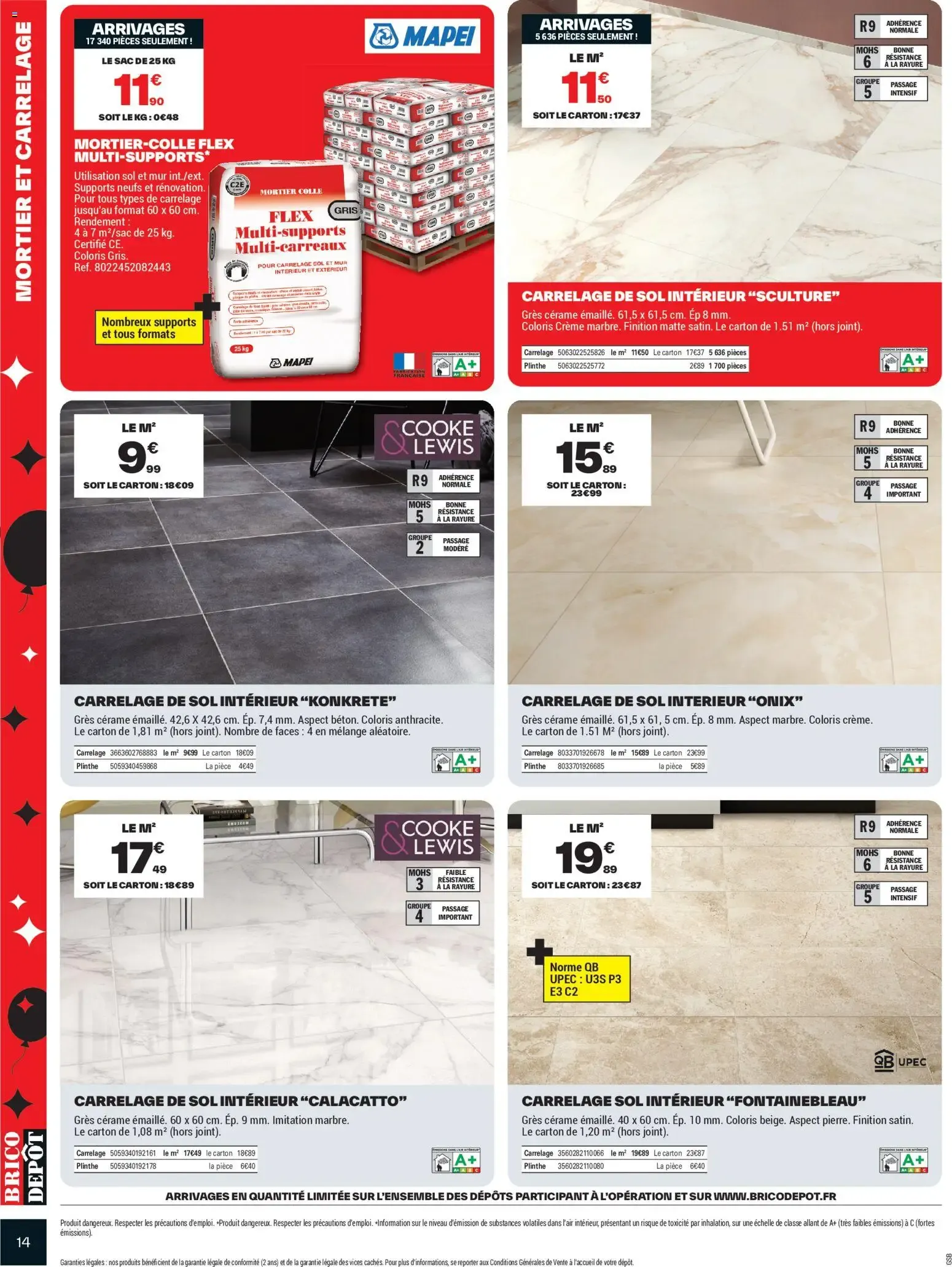 Brico Dépôt - l'anniv à prix dépôt à partir du 16/10/2026 - promo en ligne du 16 octobre au 29 octobre 2026 - Catalogue page 14