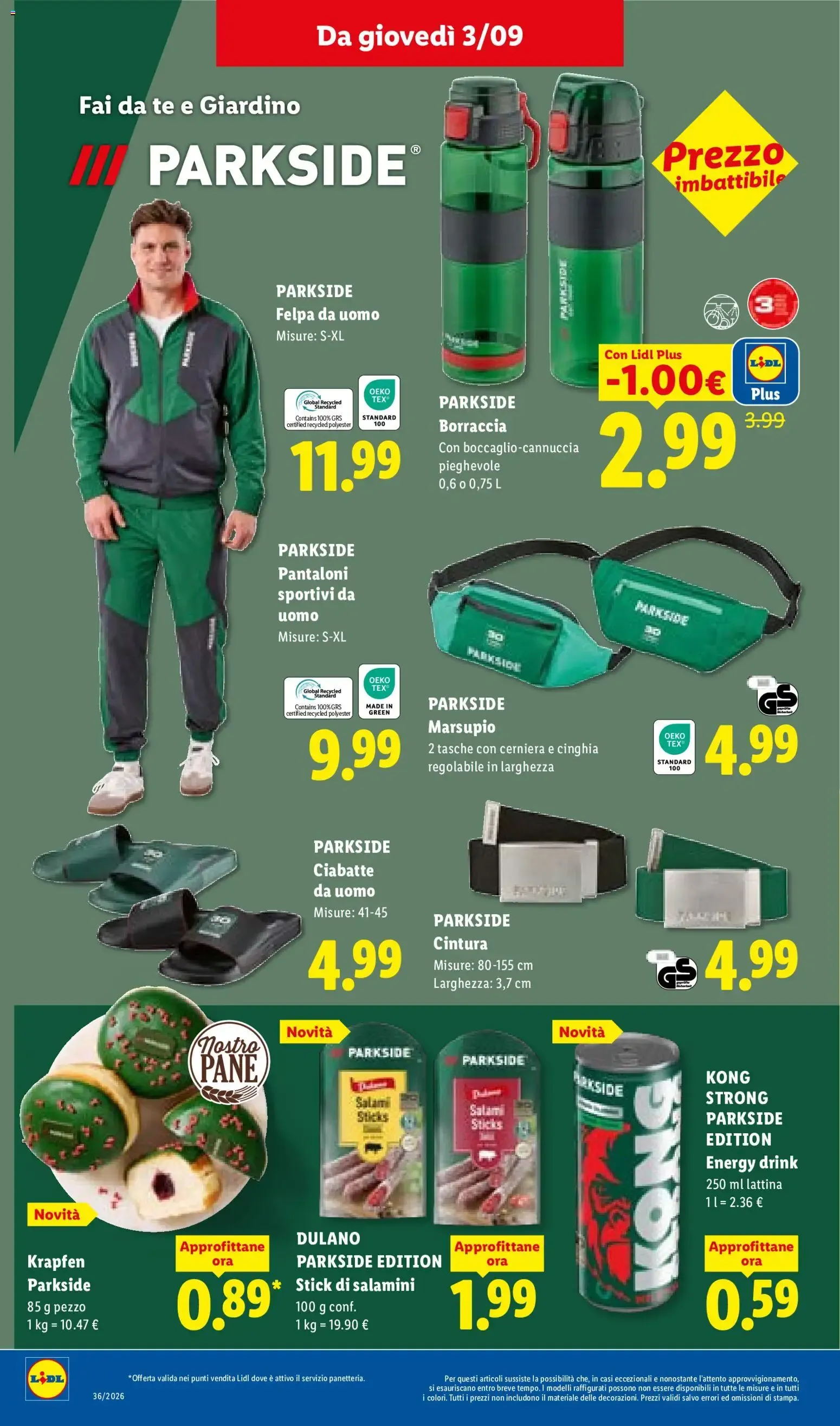 LIDL Sotto Costo da 3 settembre a 9 settembre di 2026 - Pagina del volantino 10