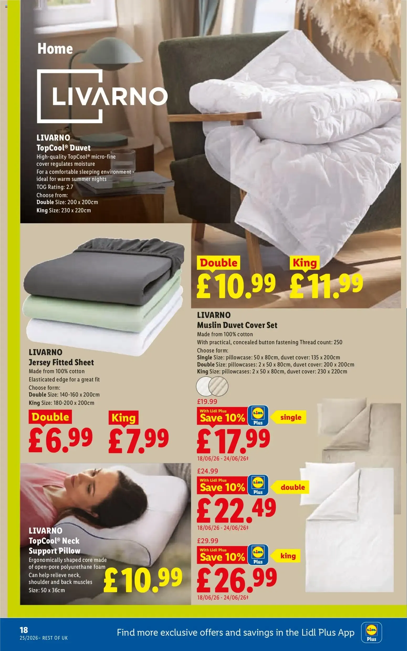 Lidl: More to Value. Turning a stay into a Spaincay. Offers from Thu 18/06 from 18 June to 24 June 2026 - Catalogue Page 20