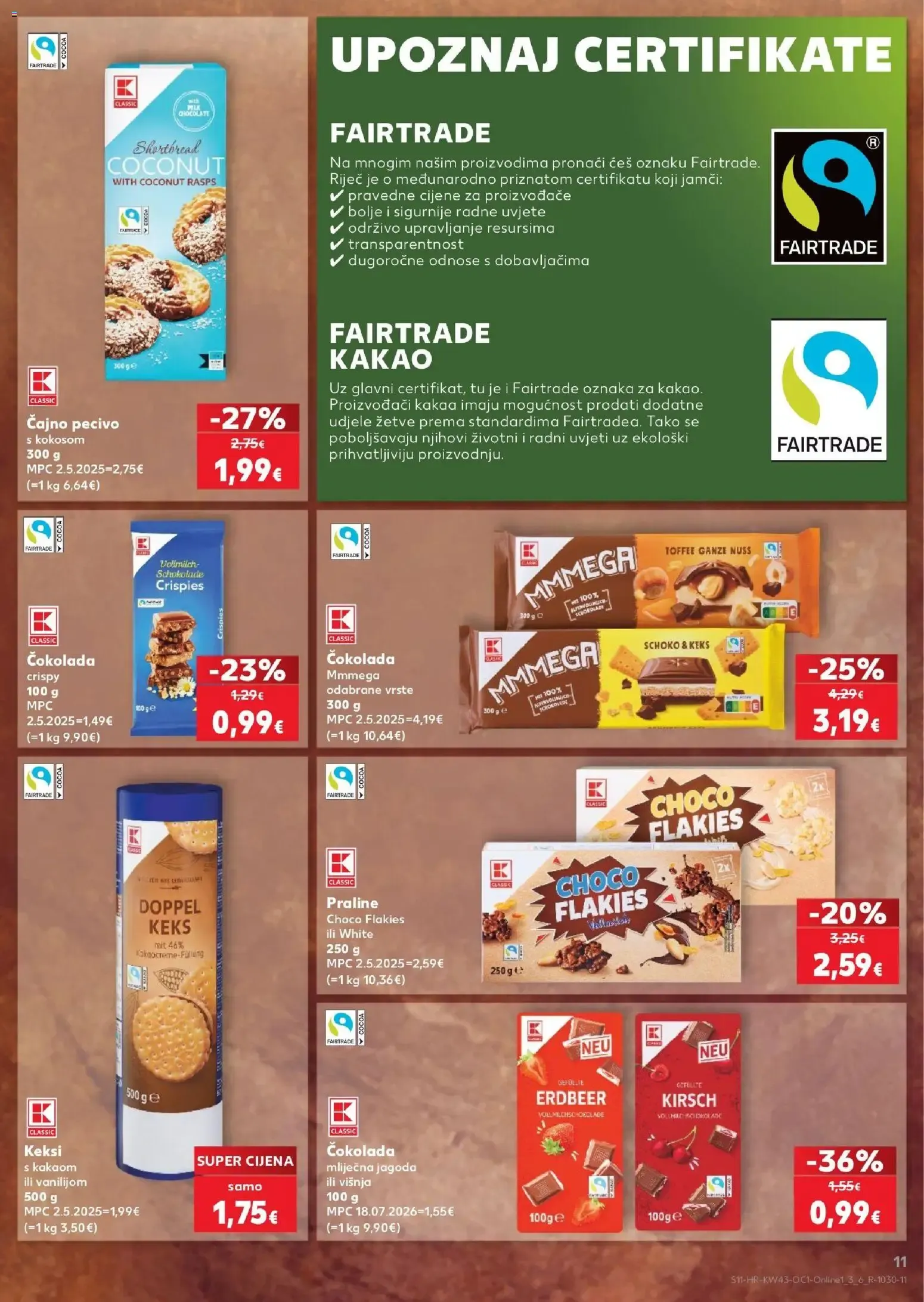 Katalog Kaufland Katalog novi od 21.10.2026 na listanje > letak digitalni od 21. listopada do 27. listopada 2026. - Pregled Stranica 11