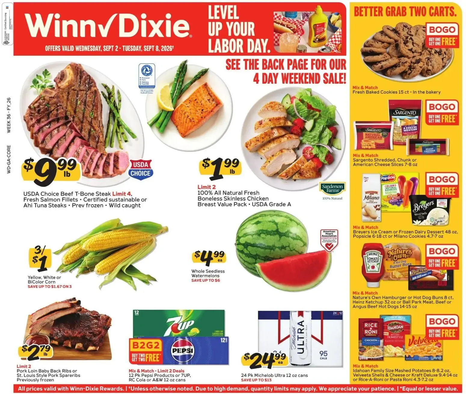 Winn Dixie Weekly Ad (09/02 - 09/08 2026) - Flyer