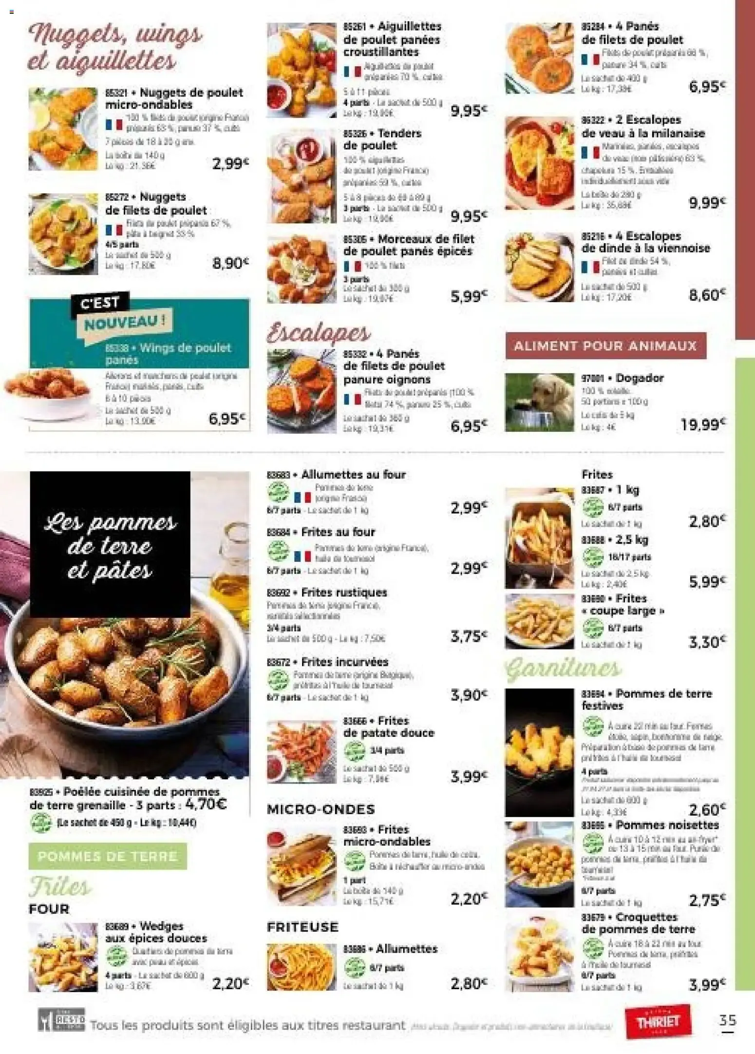 Thiriet - Catalogue automne à partir du 30/09/2026 - promo en ligne du 30 septembre au 31 décembre 2026 - Catalogue page 35