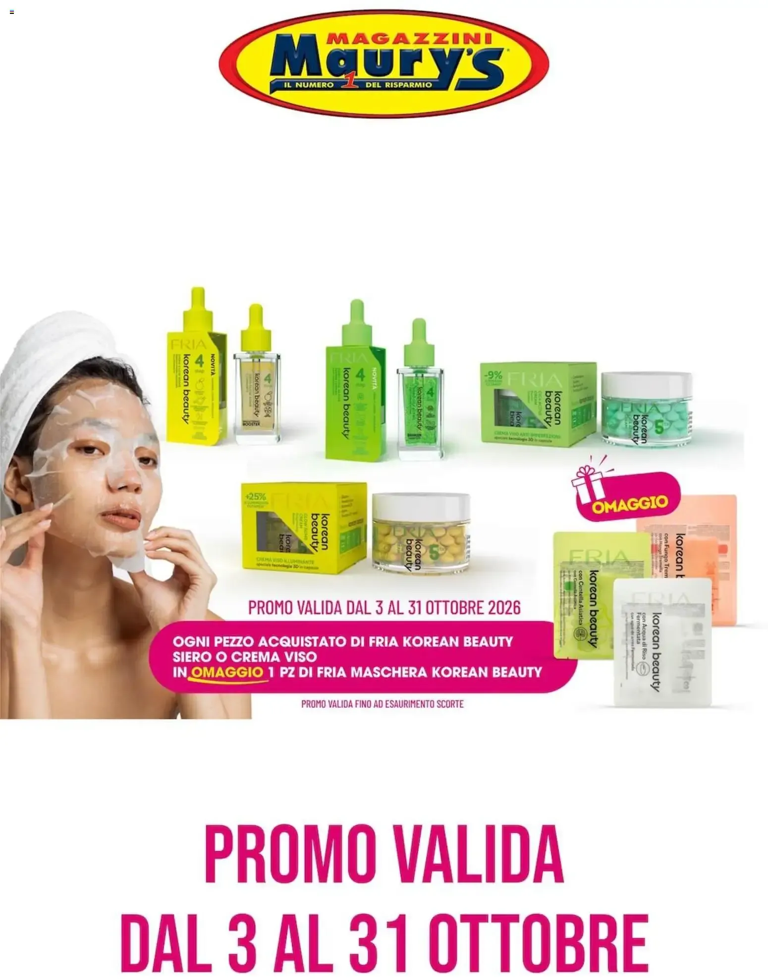 Maury's volantino dal 03/10/2026 - online Offerte da 3 ottobre a 31 ottobre di 2026 - Pagina del volantino 1