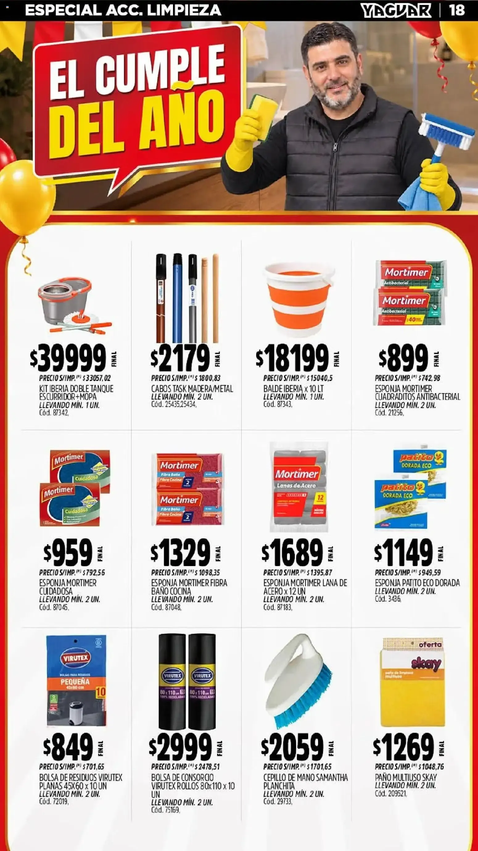 Ofertas de Mayorista Yaguar - El Cumple del Año 38 - Ofertas Semanales Córdoba 5 de octubre al 11 de octubre 2026 - Página 16 del catálogo
