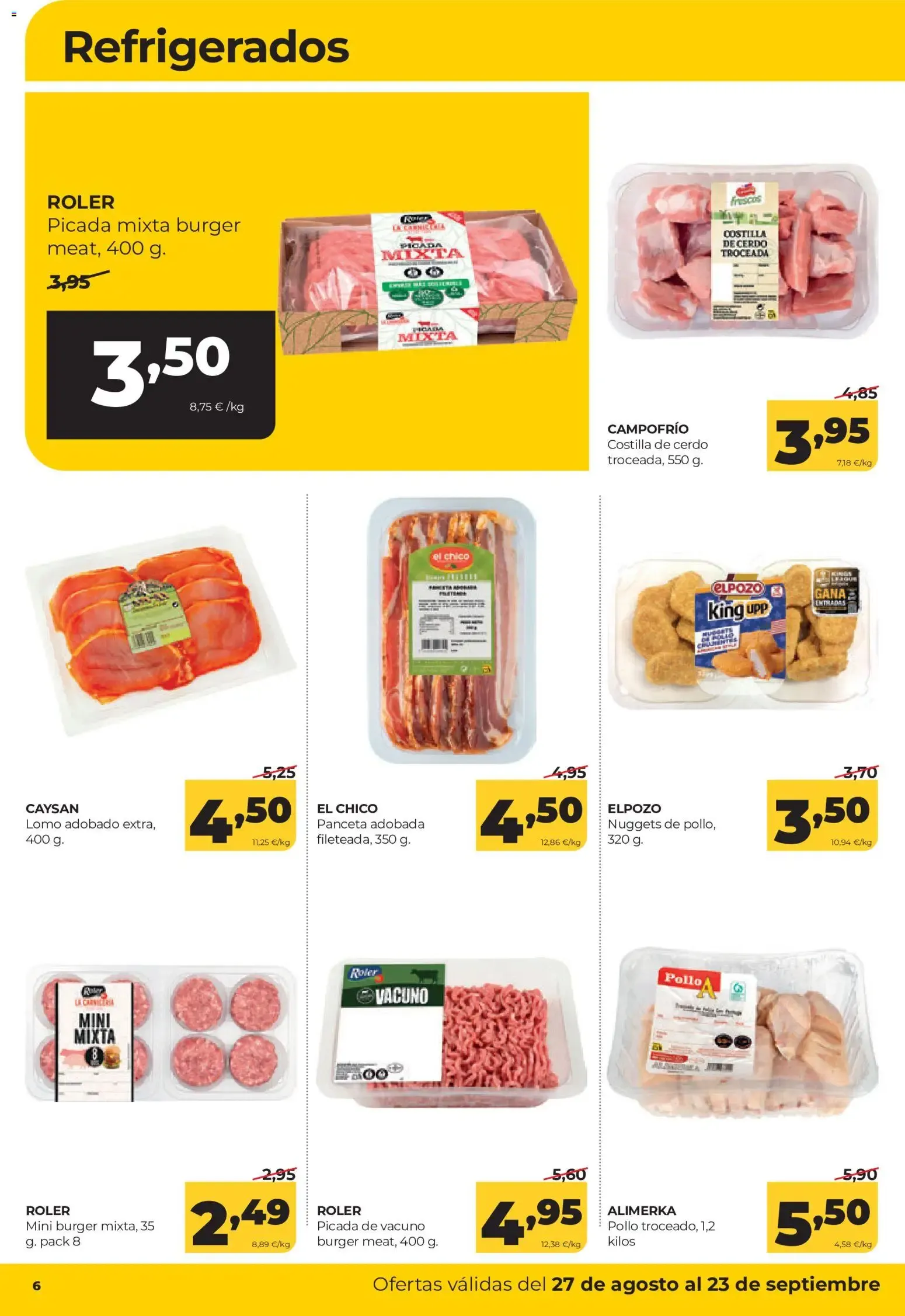 Catálogo de Alimerka folleto Castilla y León del 27/08/2026 | Catálogo 27 de agosto al 23 de septiembre 2026 - Página 6