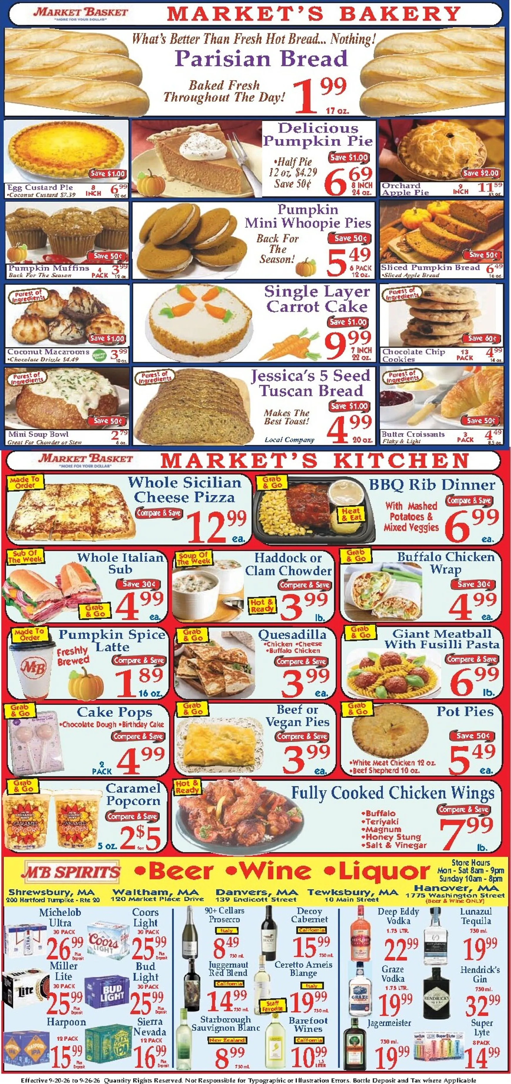 Weekly ad Current Market Basket leaflet valid from Sunday 09/20/2026 to Saturday 09/26/2026 from September 20 to September 26 2026 - Page 8