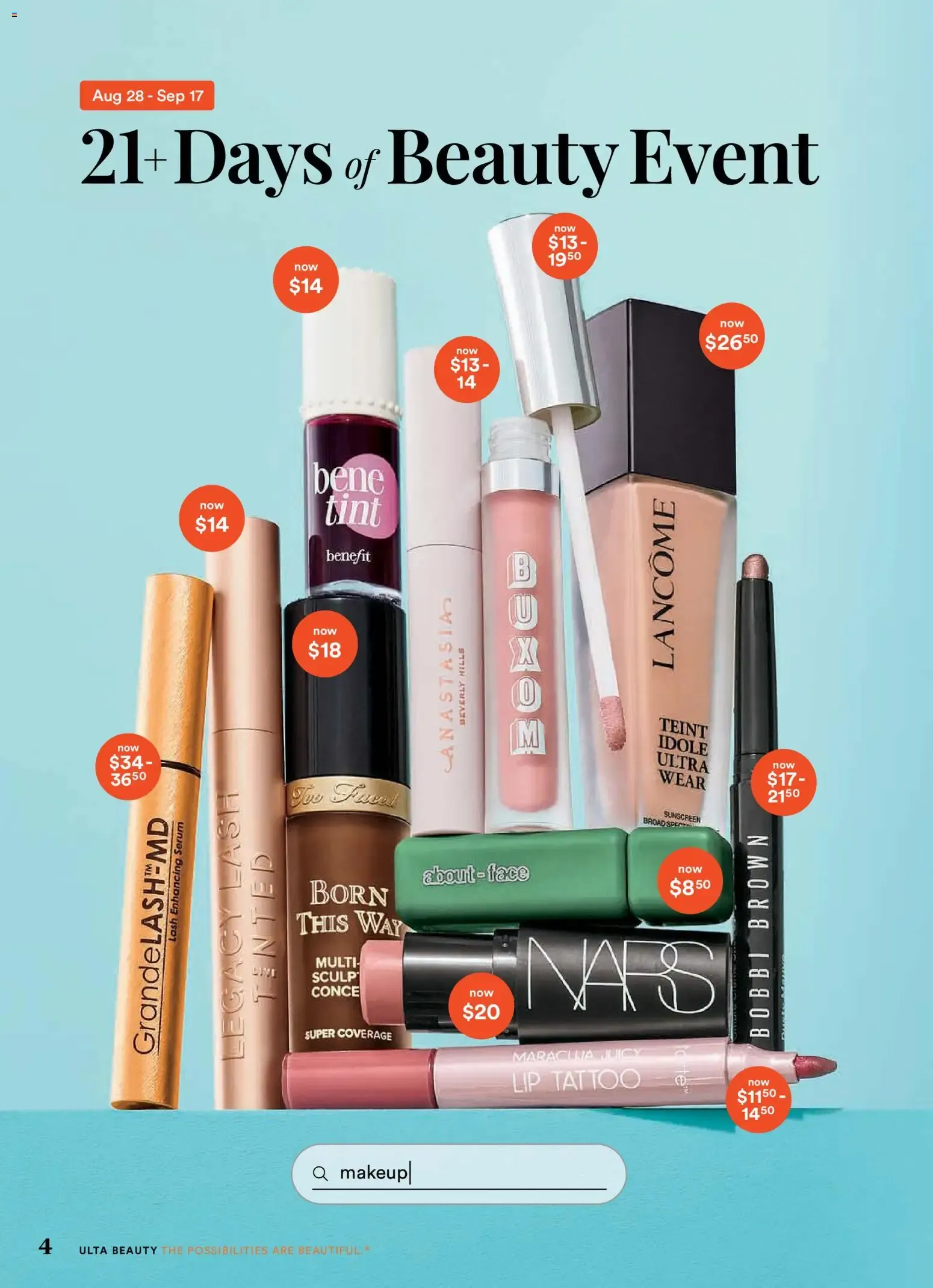 Weekly ad Ulta Beauty: 21+ Days of Beauty Event from August 28 to September 17 2026 - Page 4