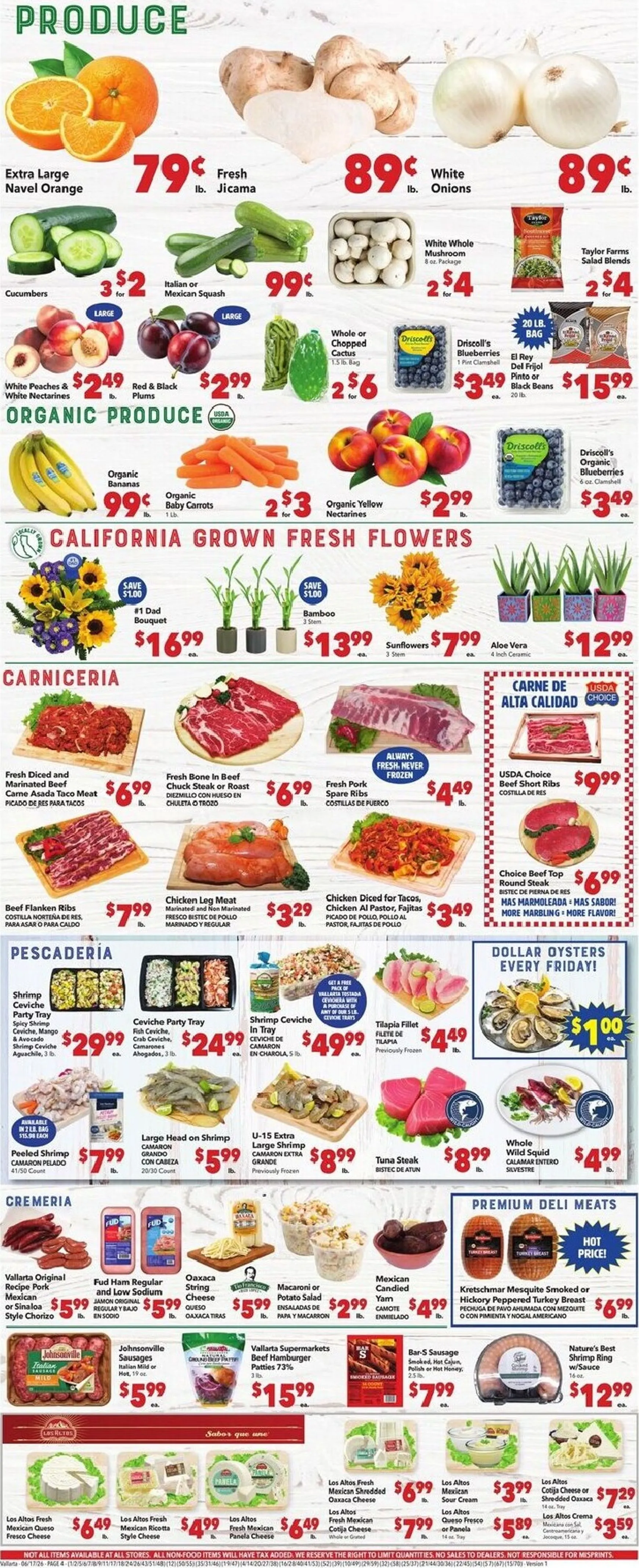 Weekly ad Current Vallarta leaflet valid from Wednesday 06/17/2026 to Tuesday 06/23/2026 from June 17 to June 23 2026 - Page 4