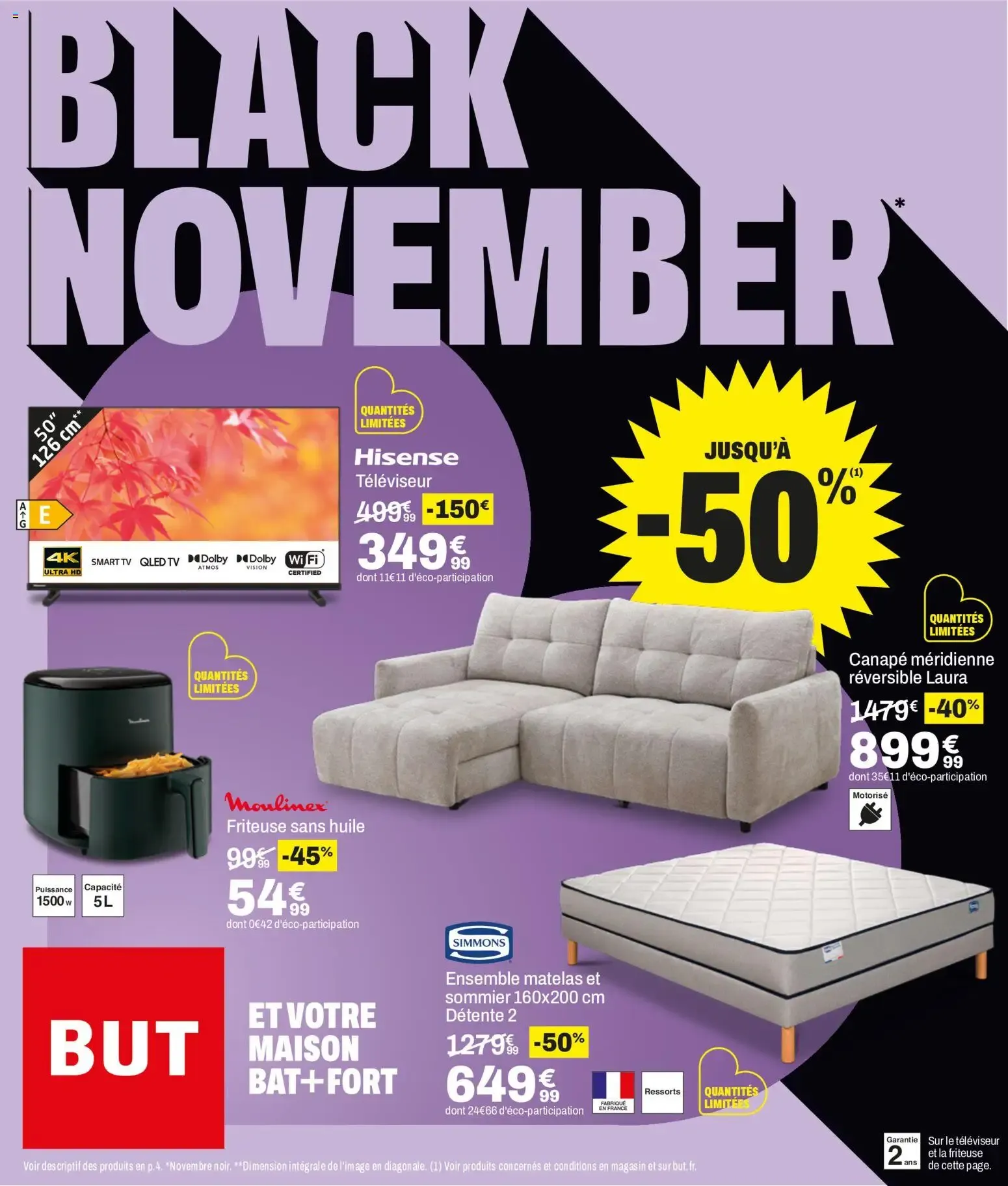 BUT Black November du 27 octobre au 4 janvier 2027 - Catalogue page 1