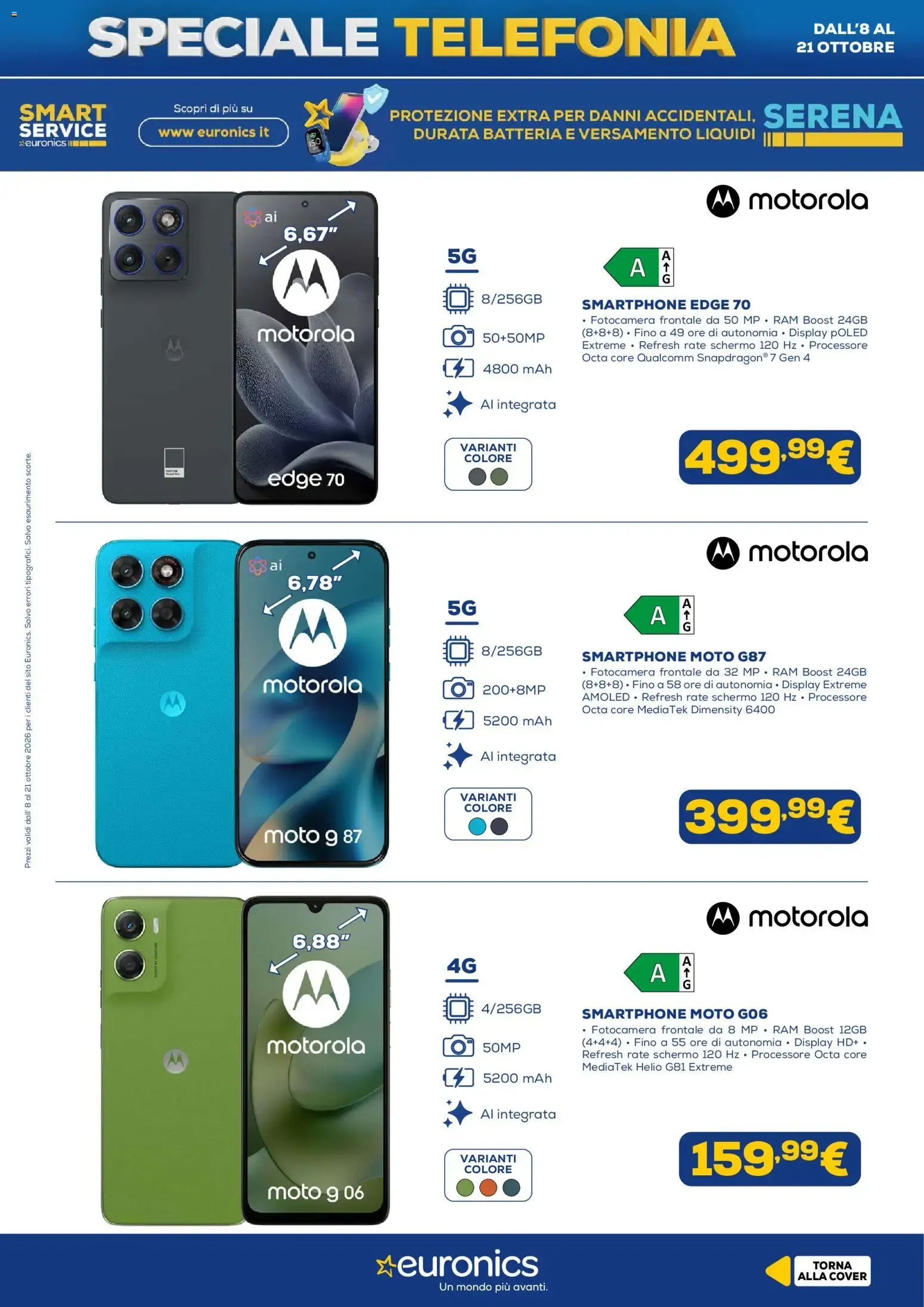 Nuovo Euronics volantino Telefonia dal 08/10/2026 > offerte anteprima 🛍️ da 8 ottobre a 21 ottobre di 2026 - Pagina del volantino 11