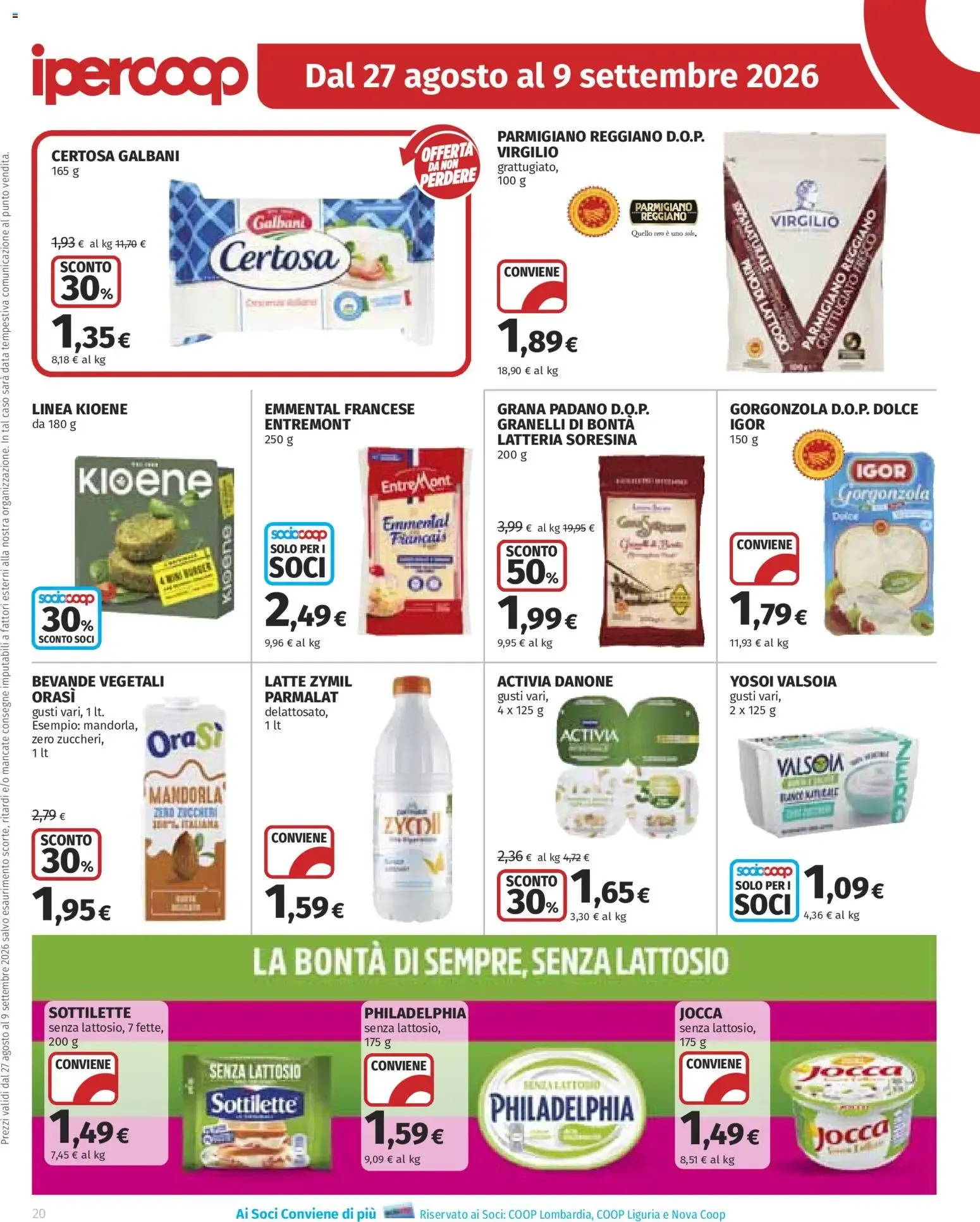 Anteprima volantino Ipercoop dal 27/08/2026 - nuovo offerte da 27 agosto a 9 settembre di 2026 - Pagina del volantino 20