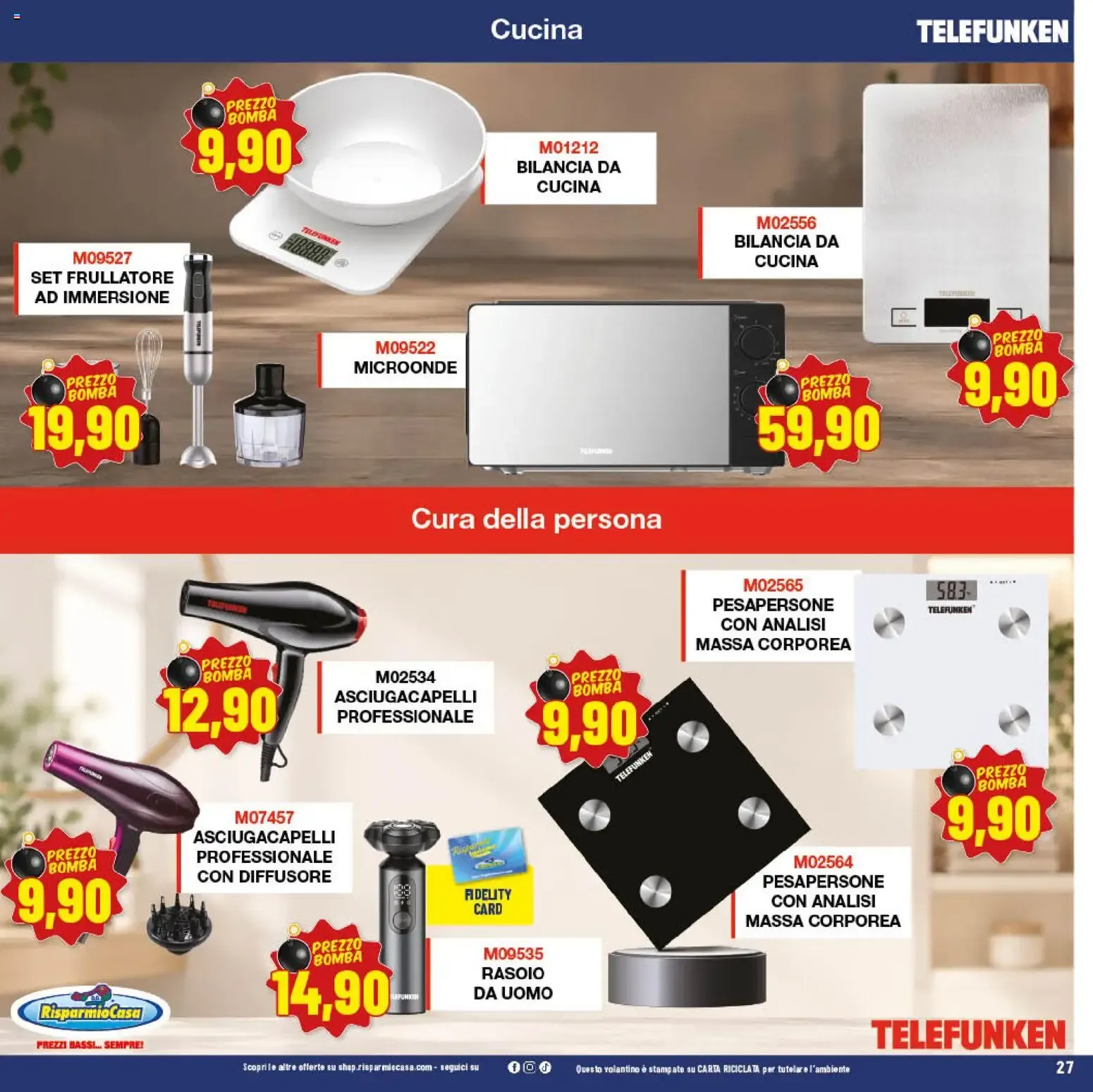 Risparmio Casa: Prezzi Bassi... Sempre! da 24 ottobre a 8 novembre di 2026 - Pagina del volantino 27