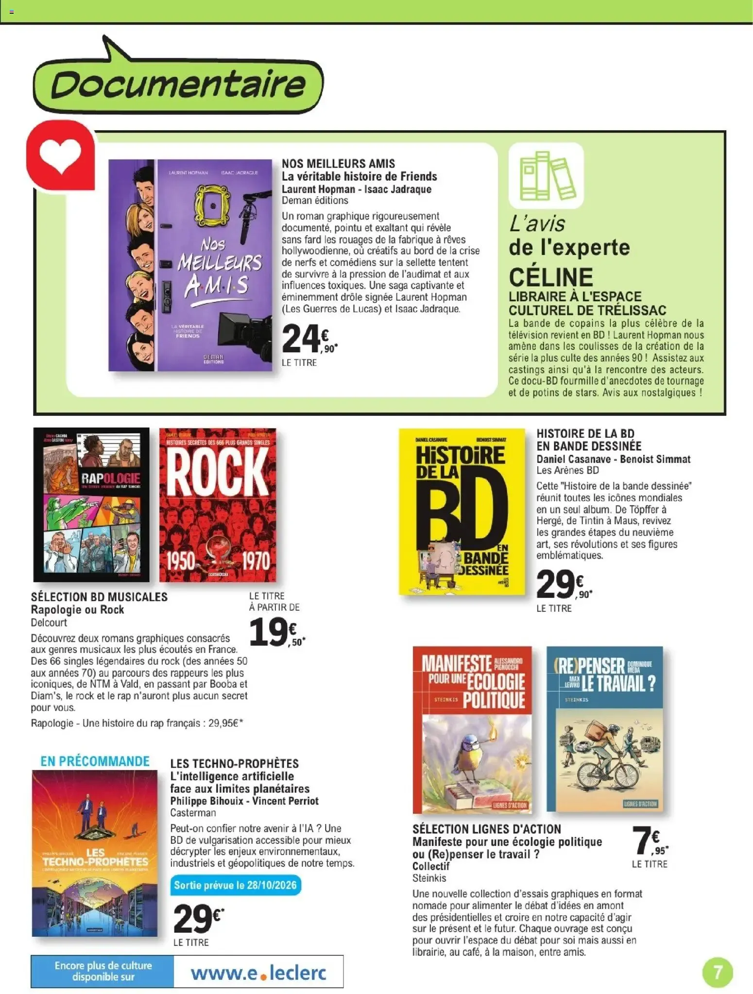 Espace Culturel E.Leclerc: Spécial BD & Manga du 13 octobre au 5 décembre 2026 - Catalogue page 7