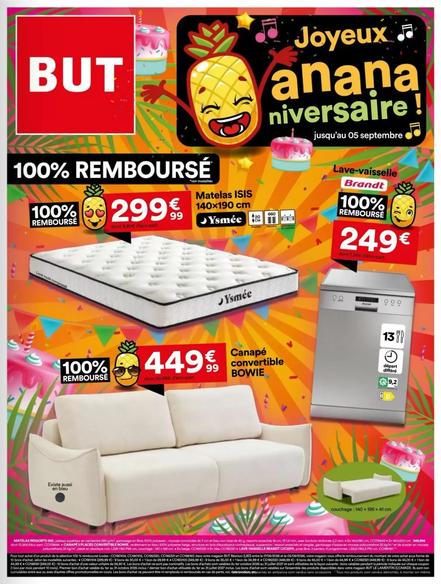 Joyeux Anana Niversaire! du 17 août au 5 septembre 2026 - Catalogue page 1