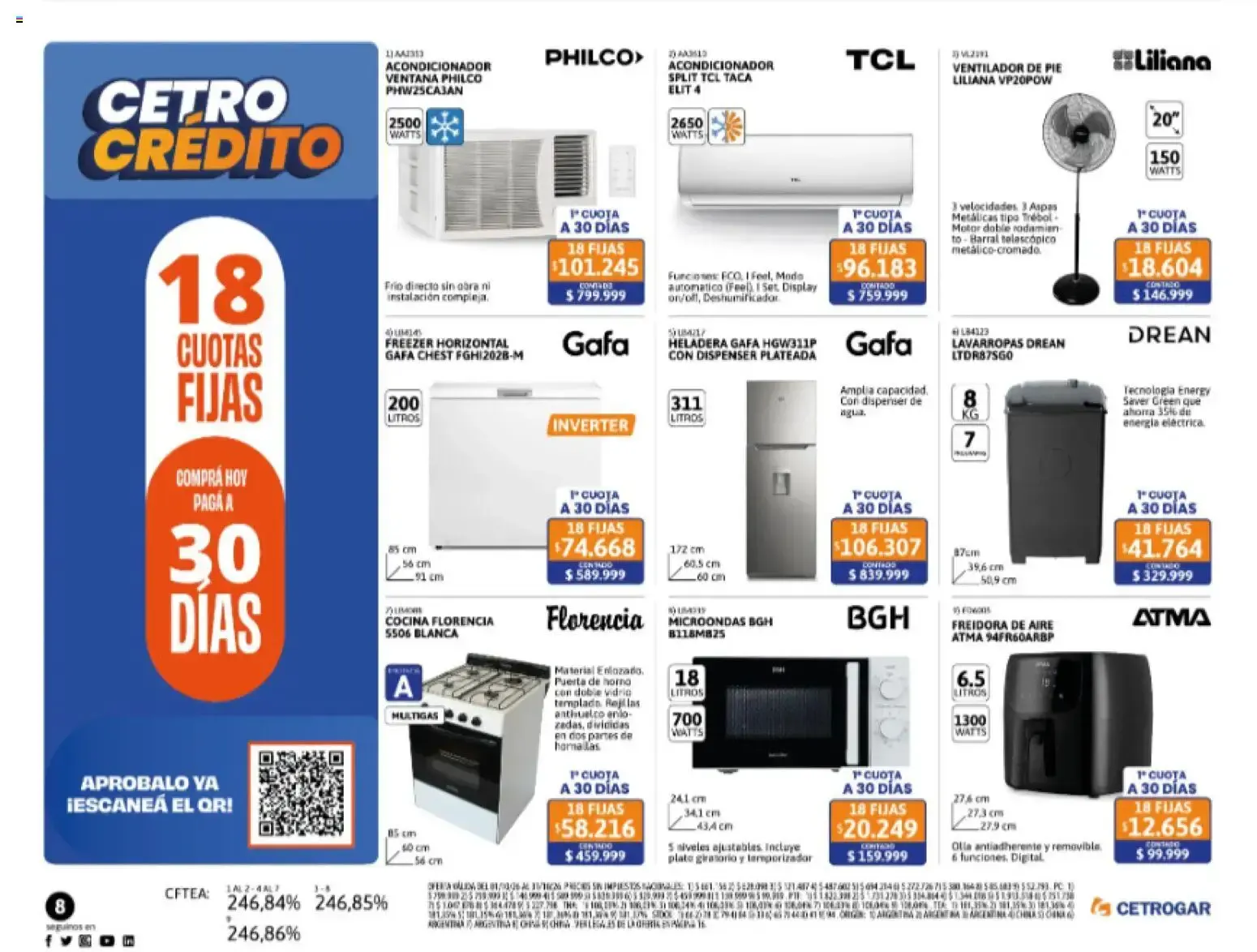 Ofertas de Cetrogar catálogo del 01/10/2026 - 31/10/2026 1 de octubre al 31 de octubre 2026 - Página 8 del catálogo