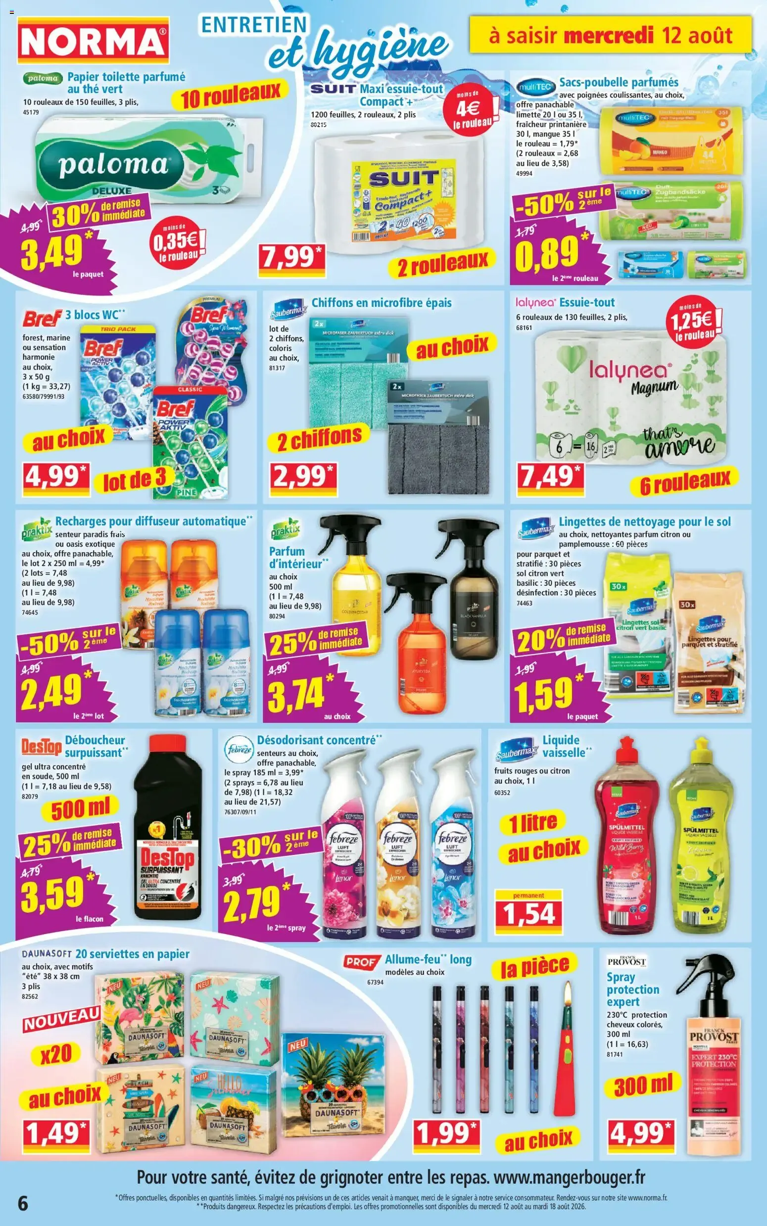 Norma: Votre Discounter Régional du 12 au 18 août 2026 du 12 août au 18 août 2026 - Catalogue page 6