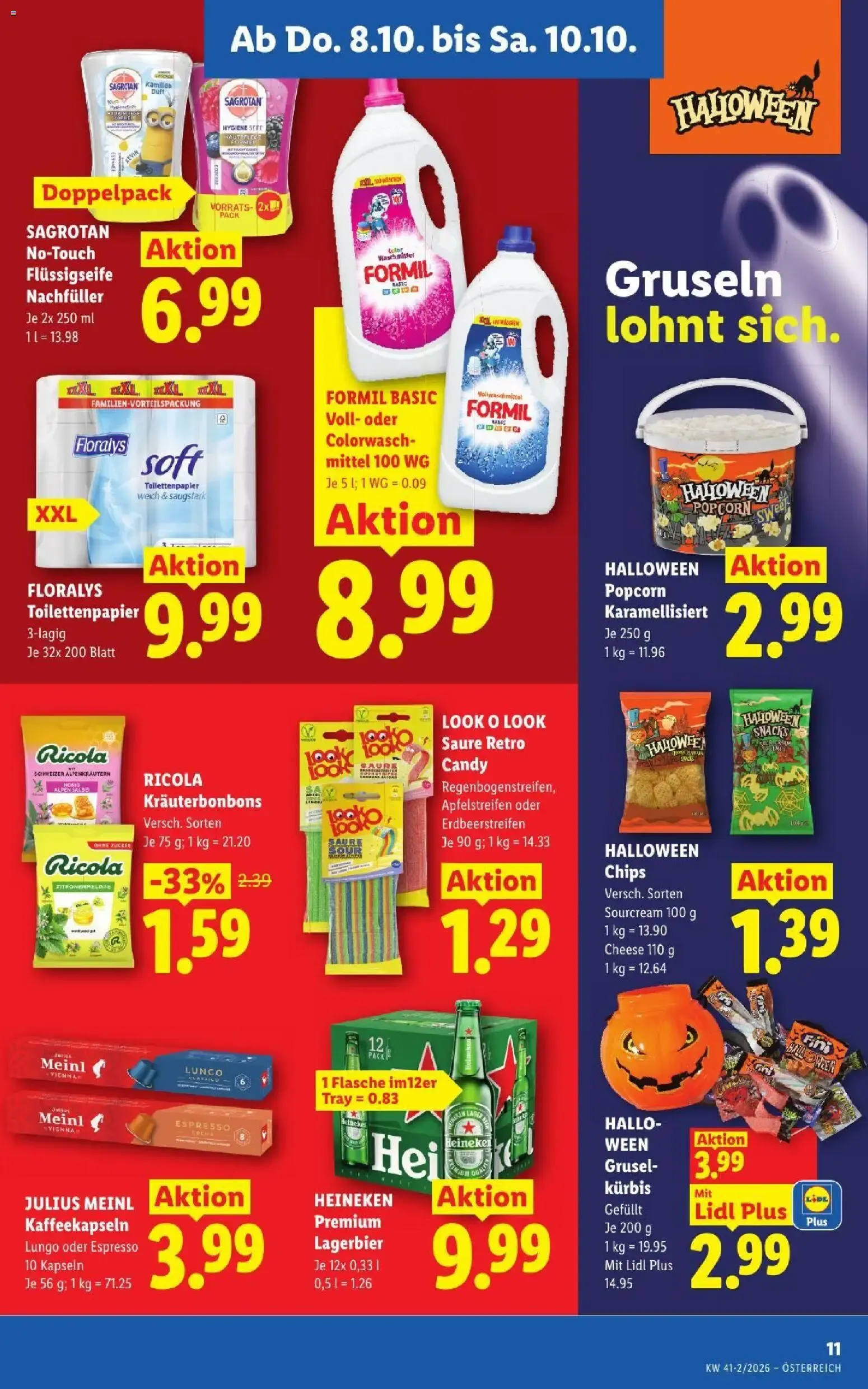 Lidl Flugblatt ab 08.10.2026 - Angebote ab donnerstag von 8. Oktober bis 10. Oktober 2026 - Flugblätt seite 13