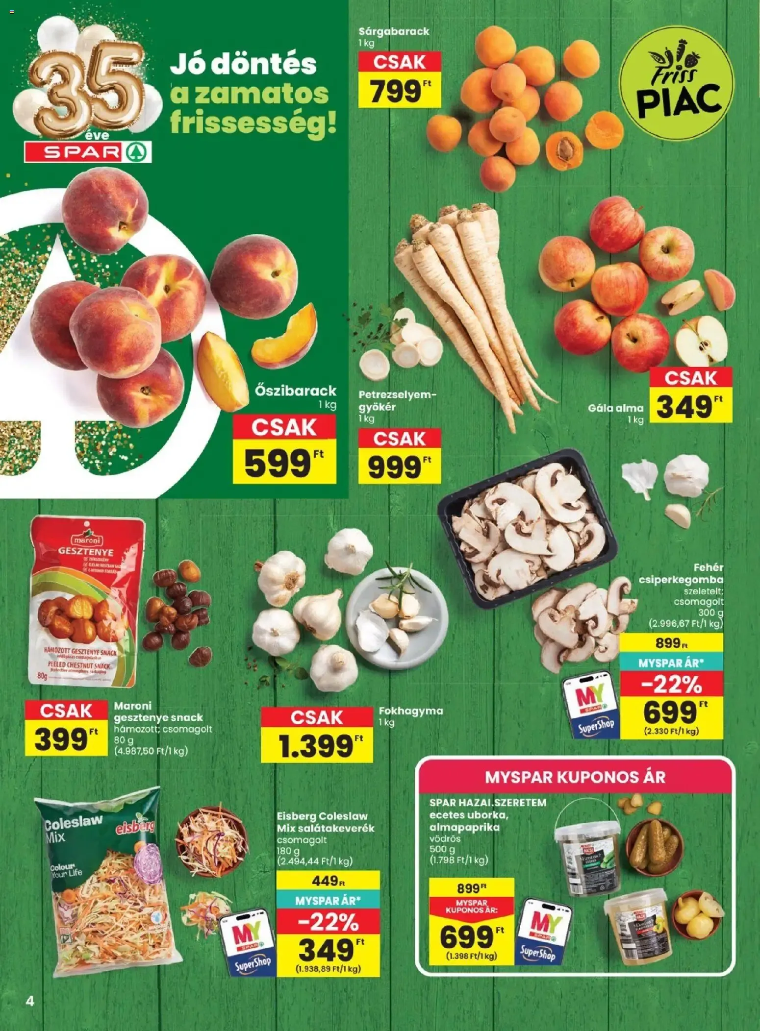 Katalógus SPAR Szülinapi akciók és szuper árak! augusztus 27.-tól szeptember 2.-ig 2026. - Oldal 4