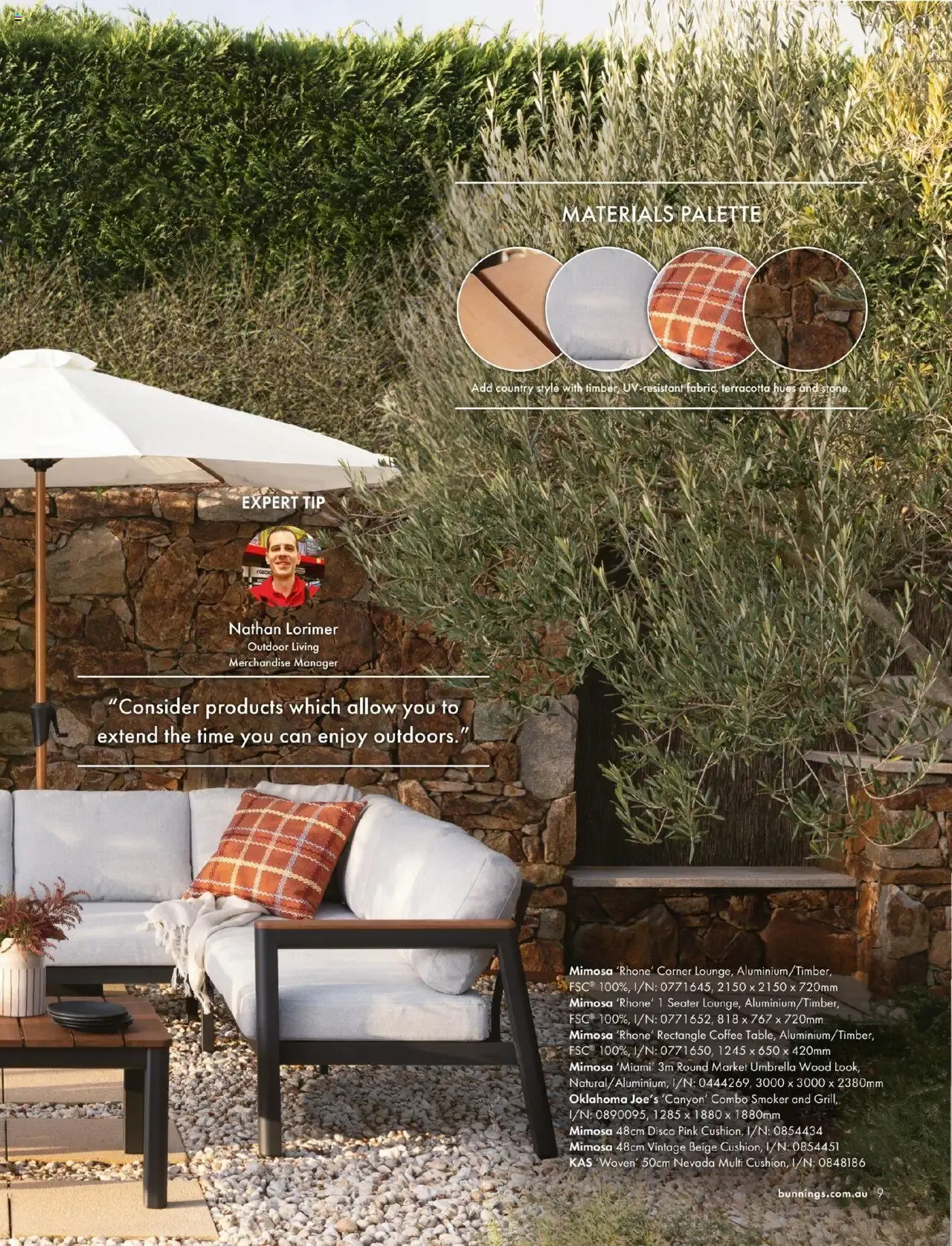 Bunnings Warehouse Outdoor Style Guide - Catalogue valid from 25 August to 25 August 2026 - page 9
