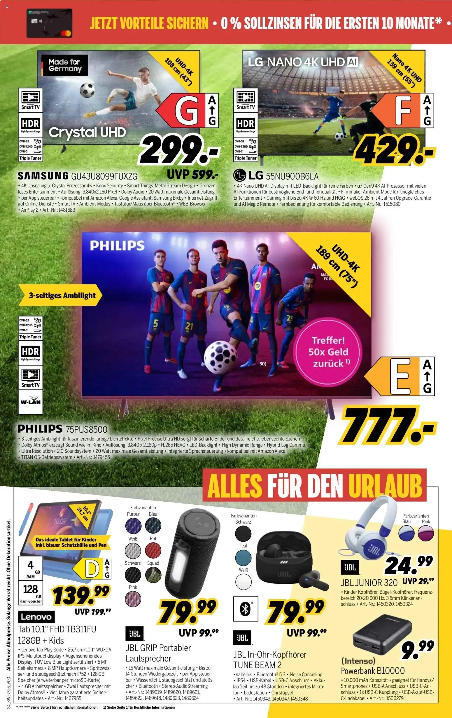 WOHNZIMMER MEISTERSCHAFT von 27. Juni bis 3. Juli 2026 - Prospekt seite 4