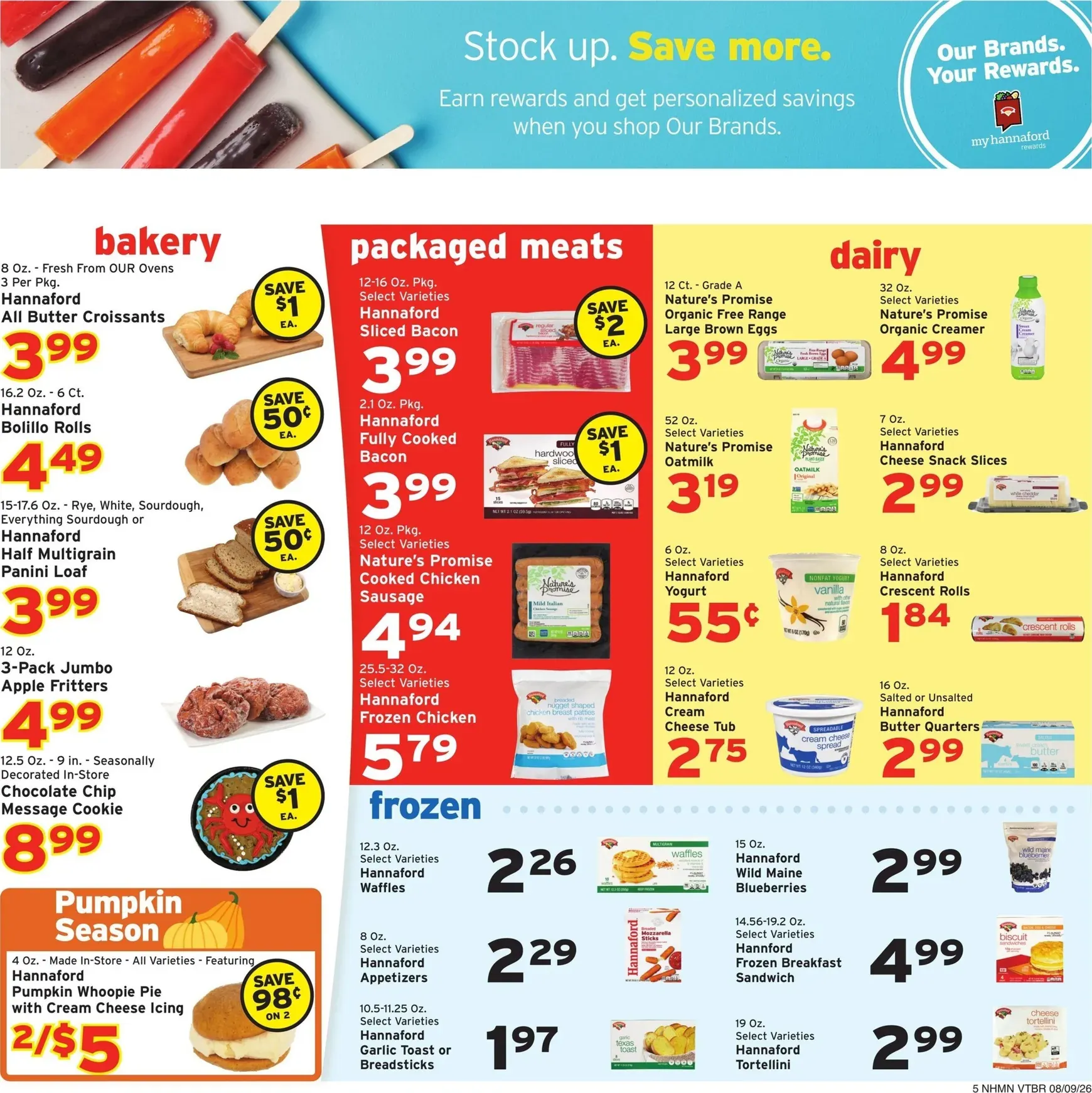 Weekly ad Hannaford Savings you can count on. from August 9 to August 15 2026 - Page 9
